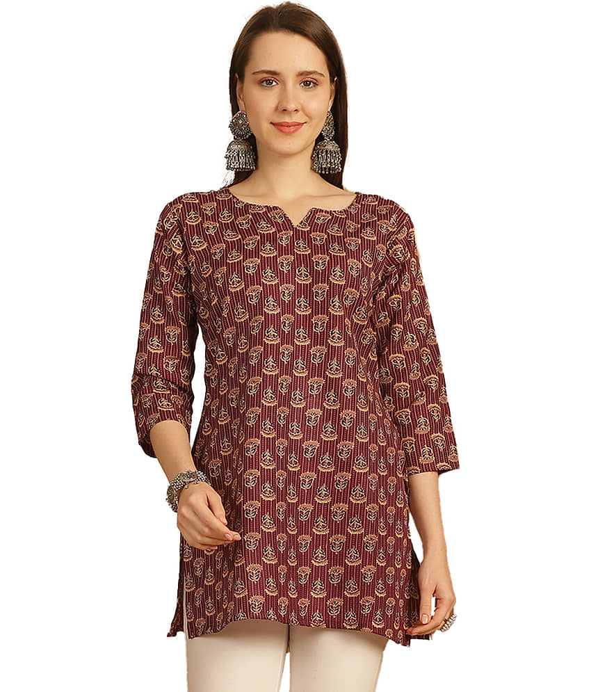 Cotton Short Kurti For Women (Pack of 1) - Kurtis, Tunics | Buy online on ZillyBuy