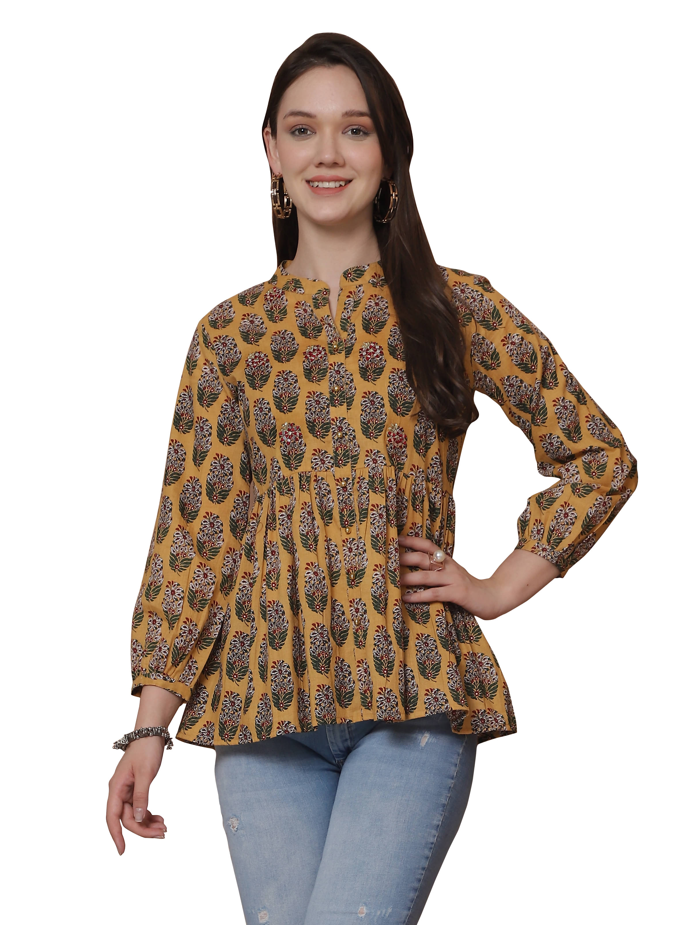     			Cotton Short Kurti For Women (Pack of 1)
