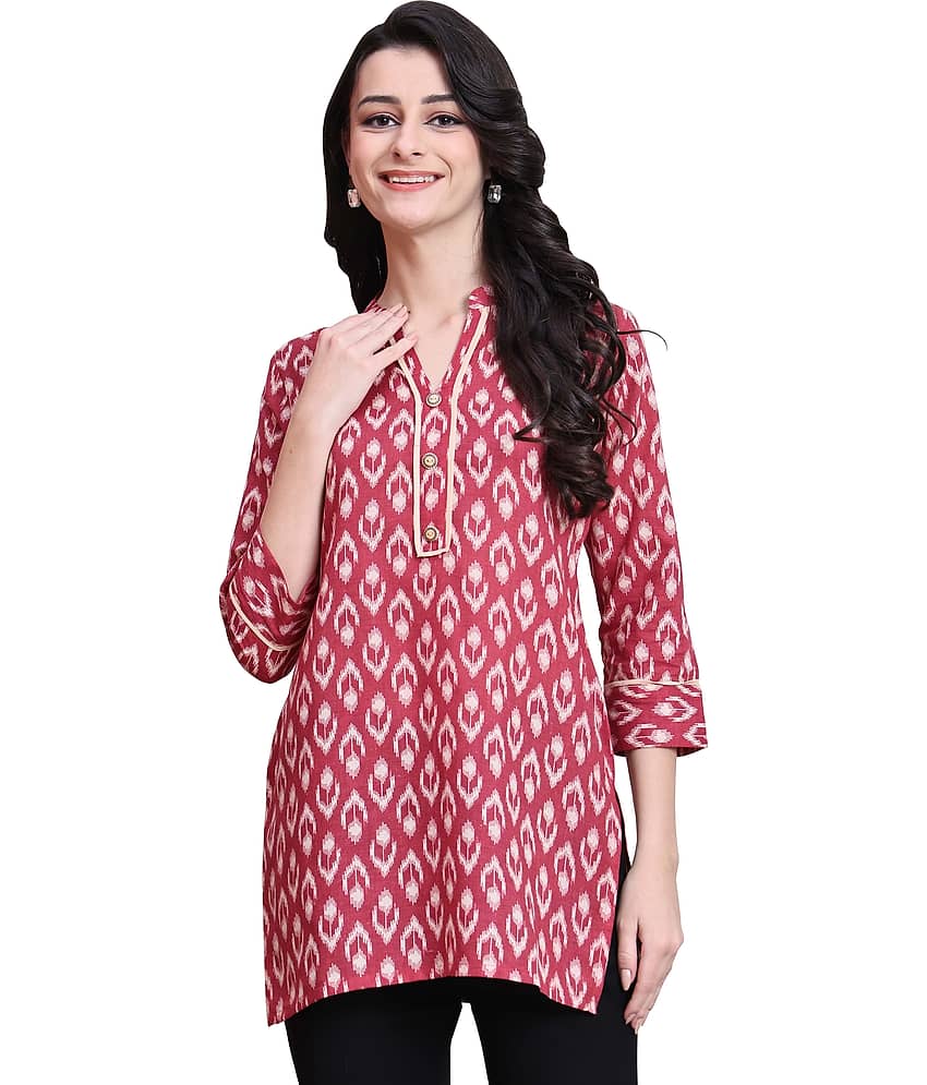 Cotton Short Kurti For Women (Pack of 1) - Kurtis, Tunics | Buy online on ZillyBuy