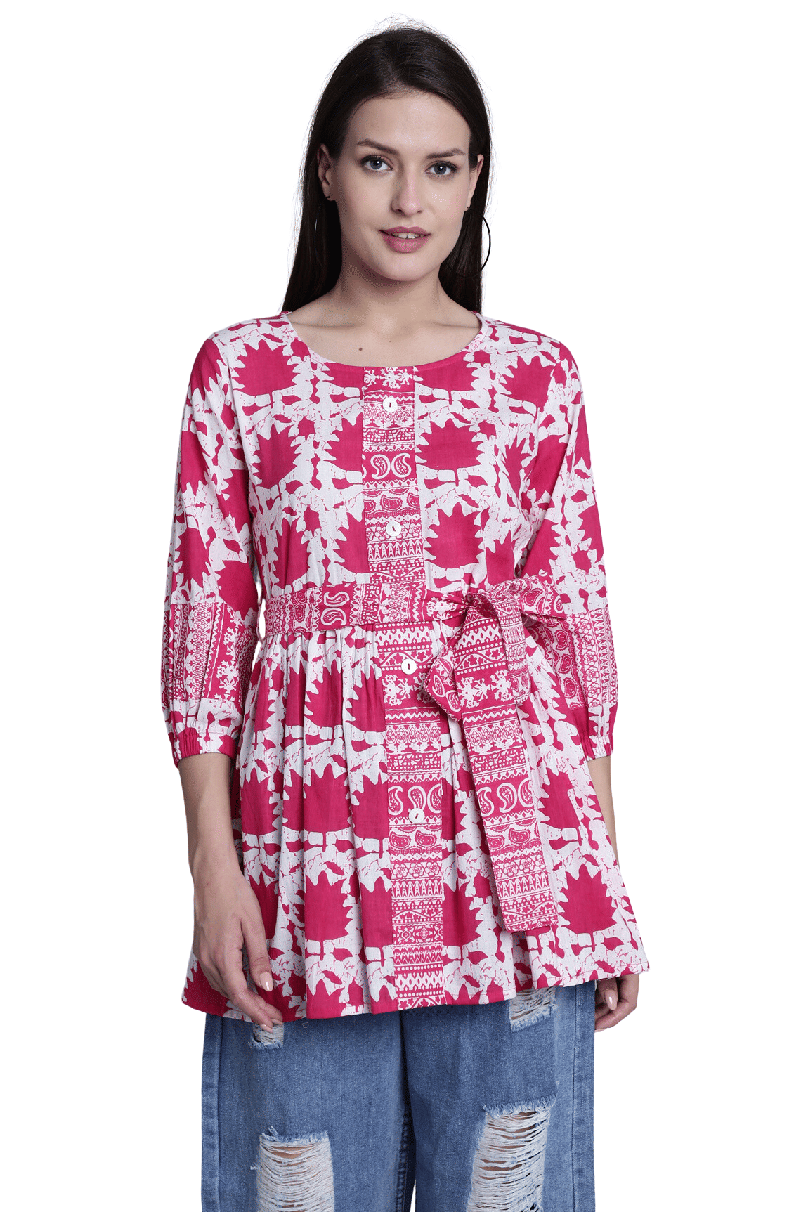     			Cotton Short Kurti For Women (Pack of 1)