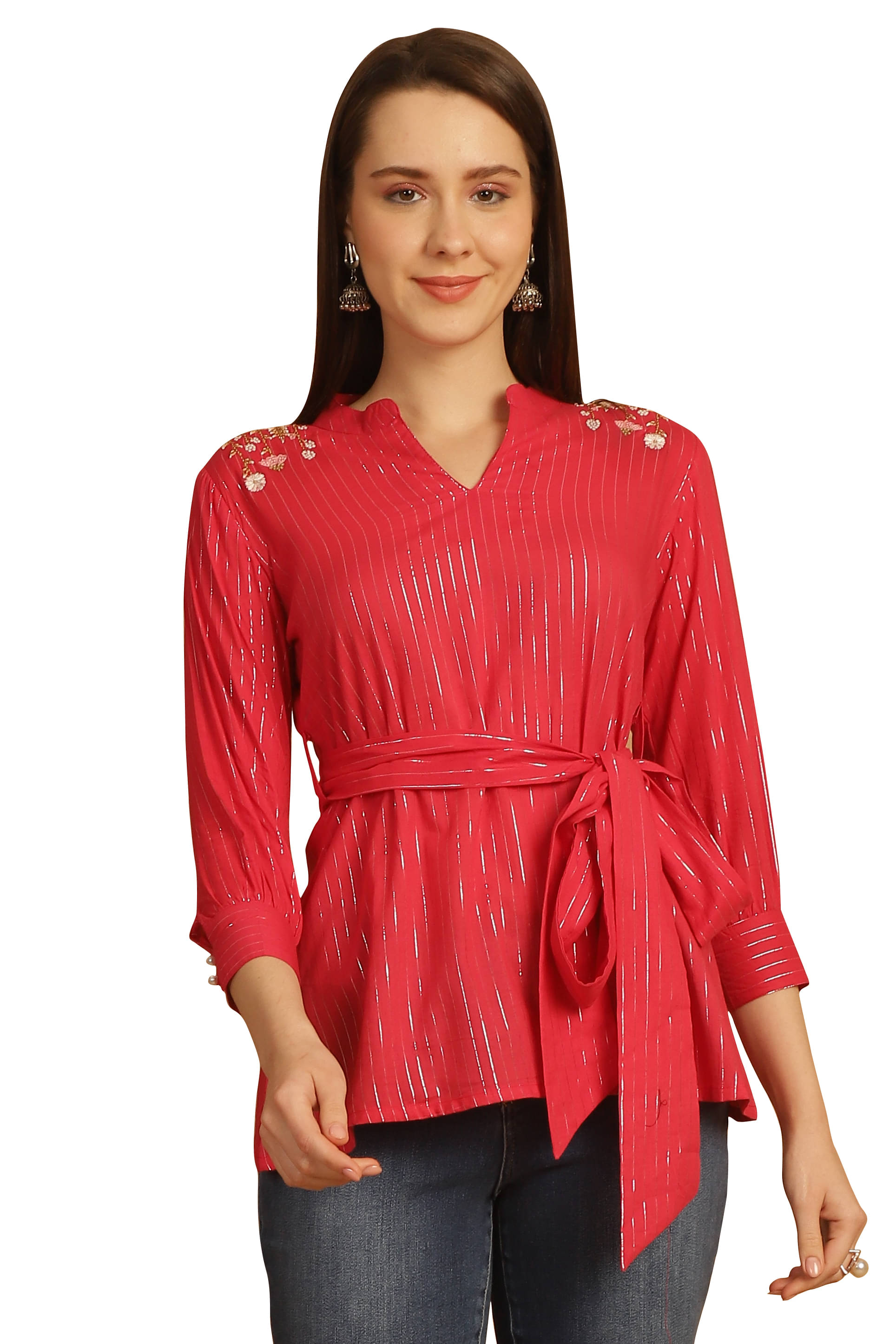 Cotton Short Kurti For Women (Pack of 1) Cotton Short Kurti For Women (Pack of 1)