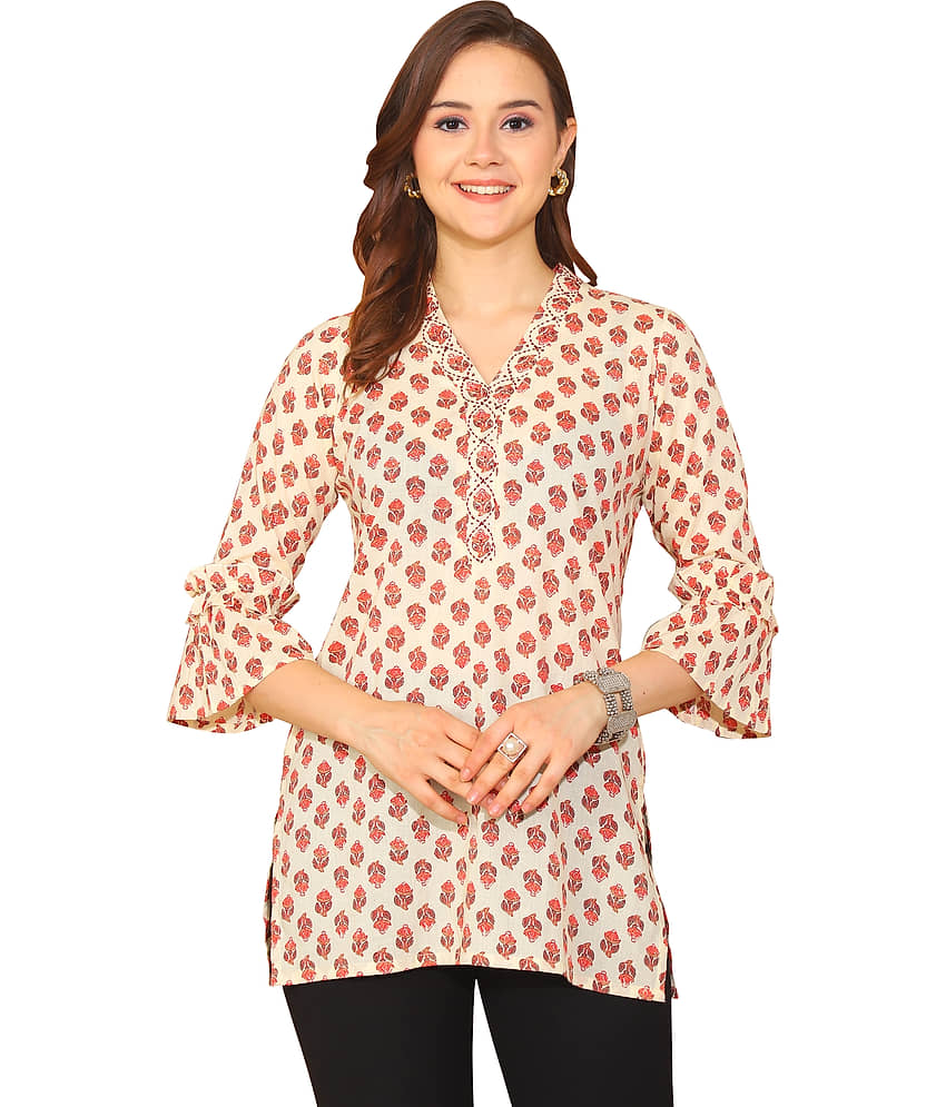 Cotton Short Kurti For Women (Pack of 1) - Kurtis, Tunics | Buy online on ZillyBuy