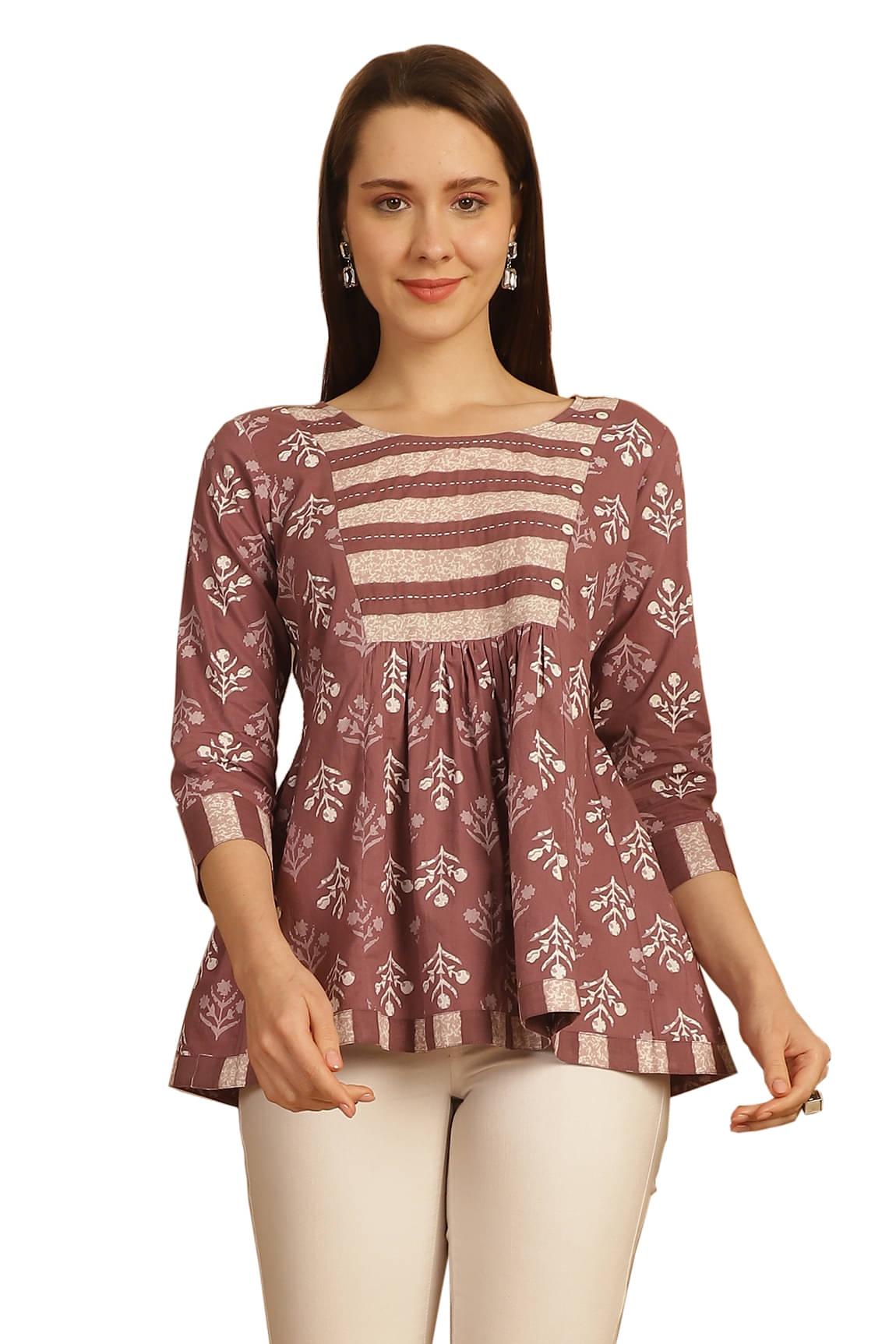     			Cotton Short Kurti For Women (Pack of 1)