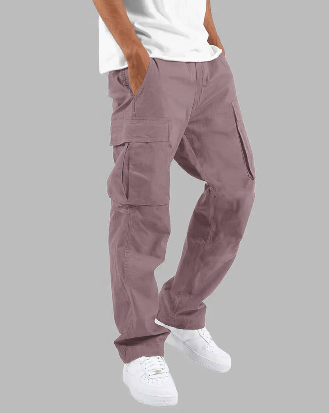 Eyebogler Regular Flat Men's Cargos - Olive ( Pack of 1 ) - Trousers | Buy online on ZillyBuy