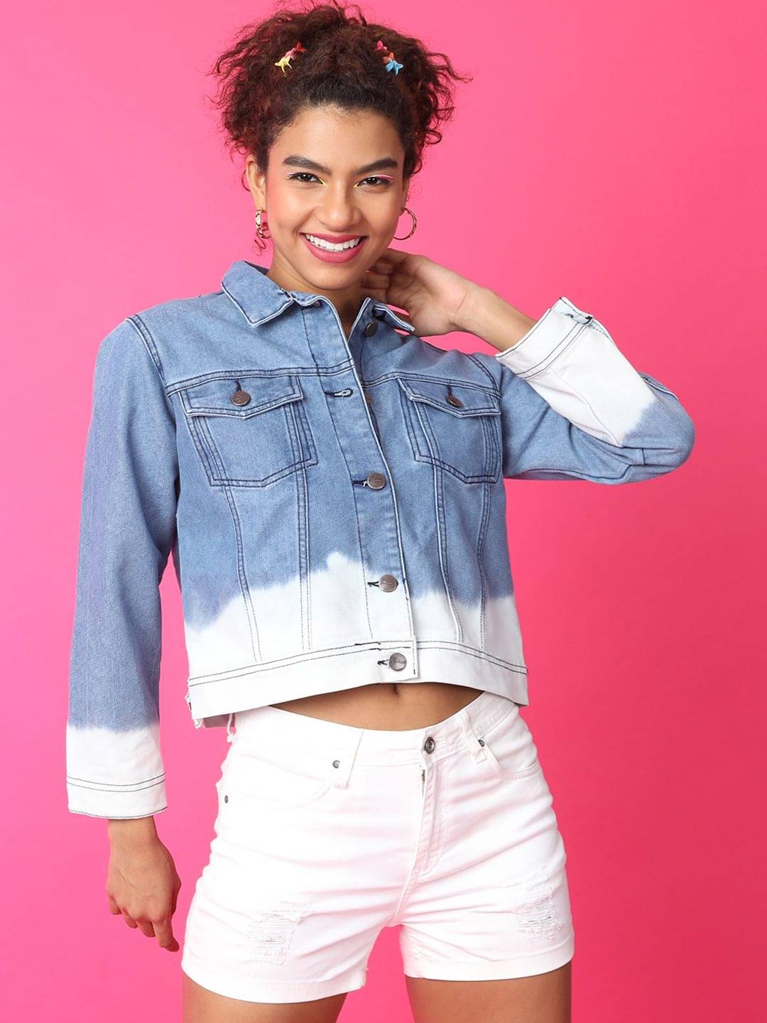     			Freehand - Denim Blue Denim Jacket Pack of 1