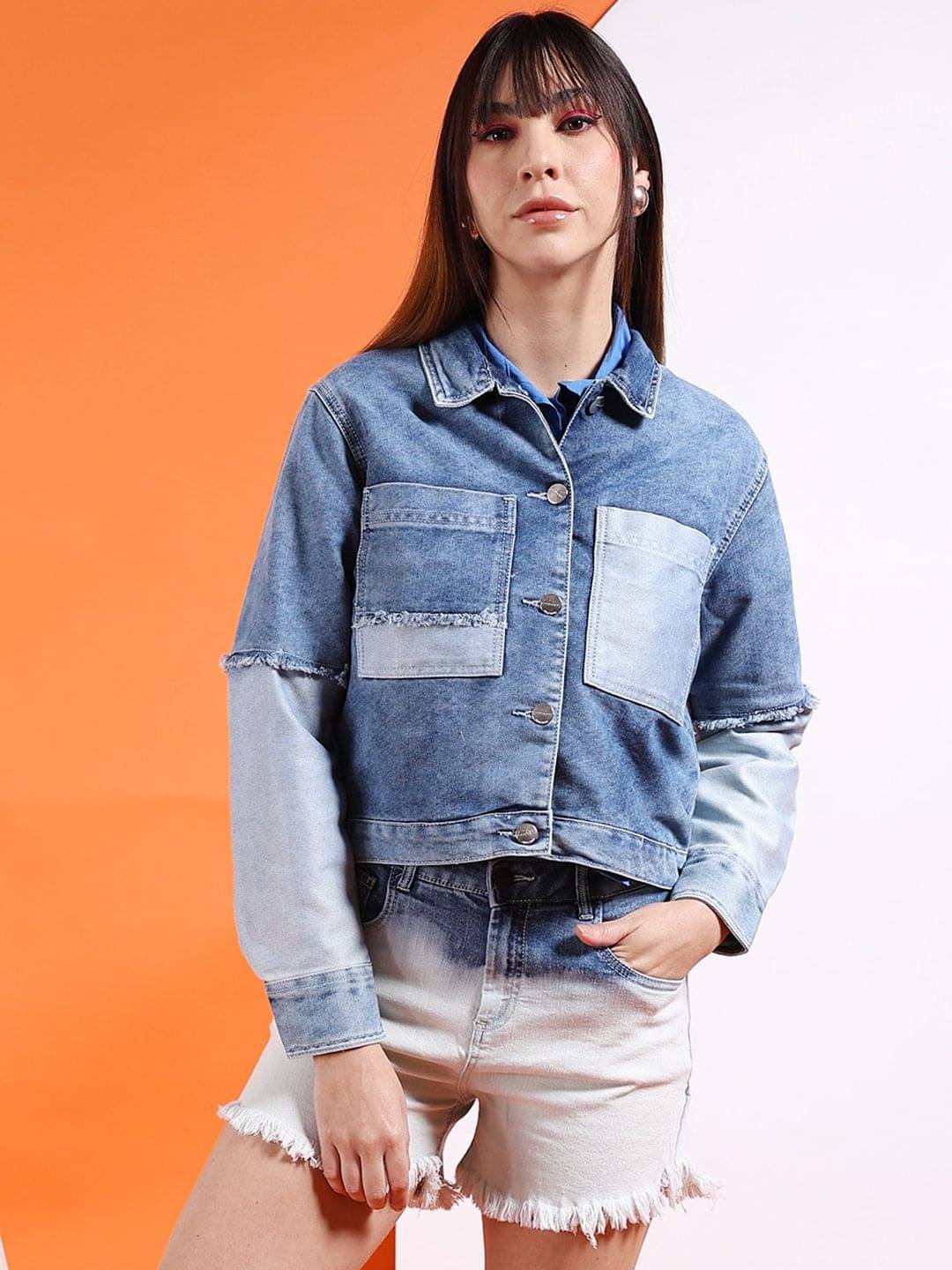     			Freehand - Denim Blue Denim Jacket Pack of 1