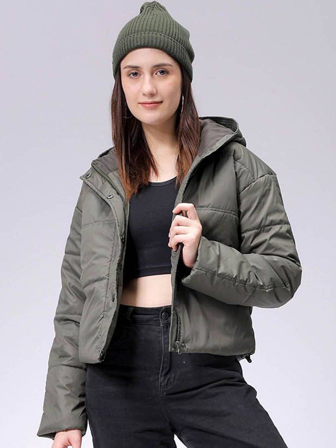 Freehand - Polyester Grey Puffer Pack of 1 Freehand - Polyester Grey Puffer Pack of 1