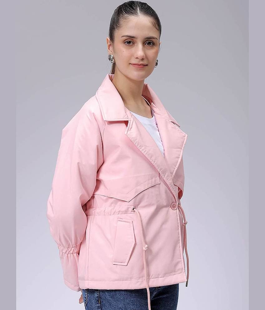 Freehand - Polyester Black Trench Coats Pack of 1