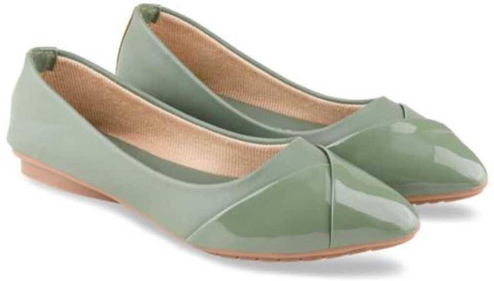 Moonwalk Green Women's Flats     			Moonwalk Green Women's Flats