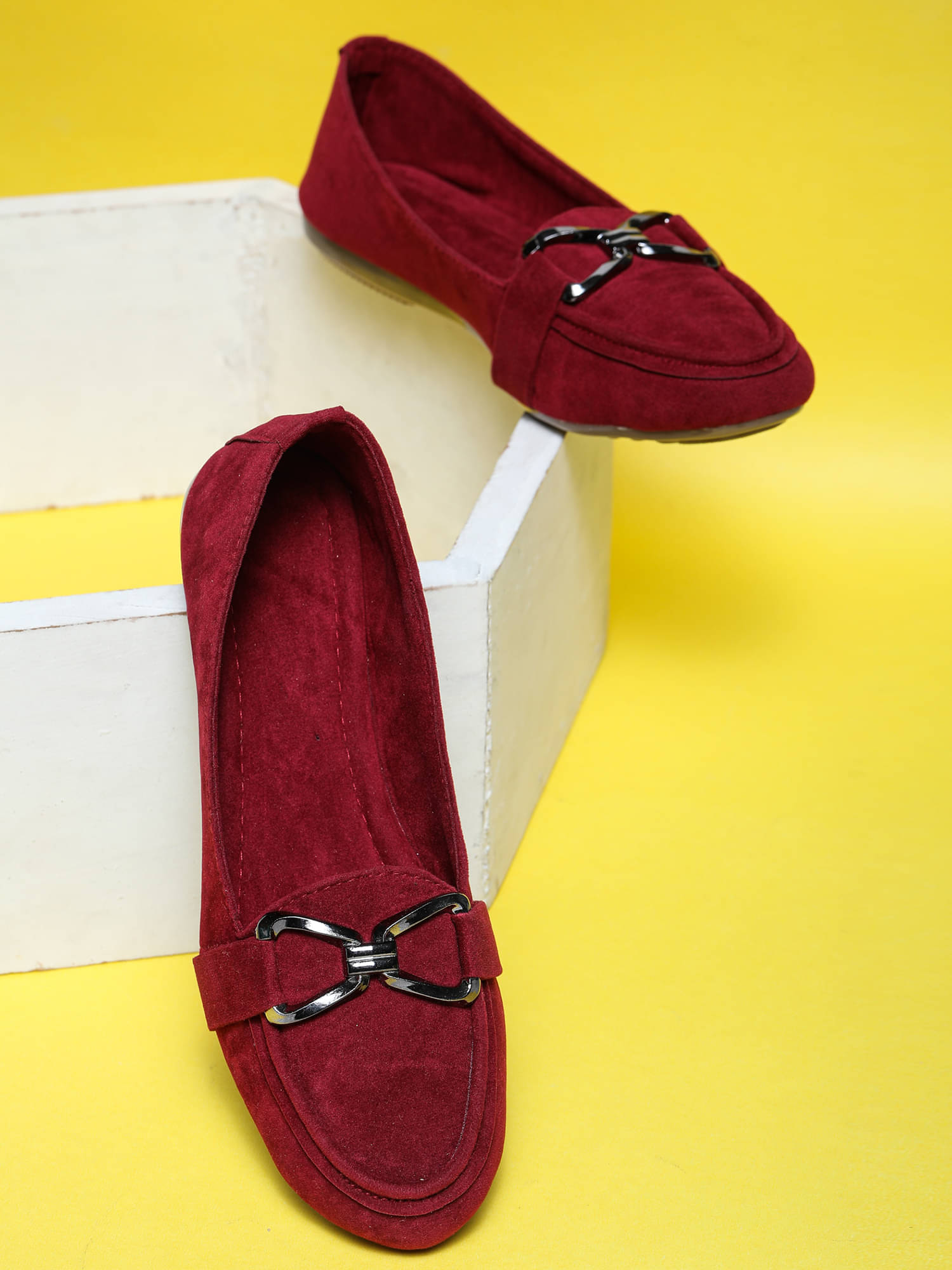     			Moonwalk Peach Women's Flats