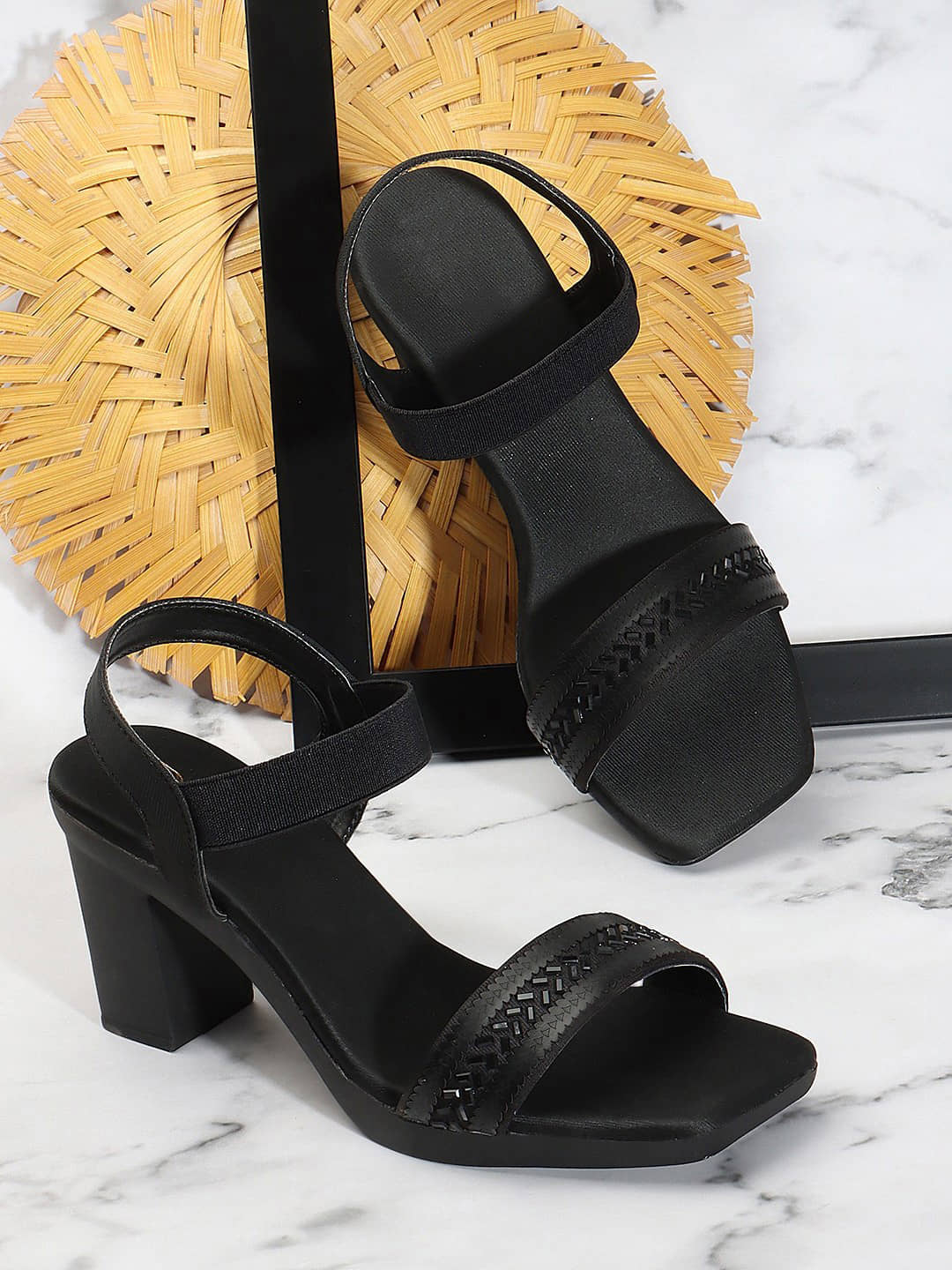 Carrito Black Women's Sandal Heels - Heels | Buy online on ZillyBuy
