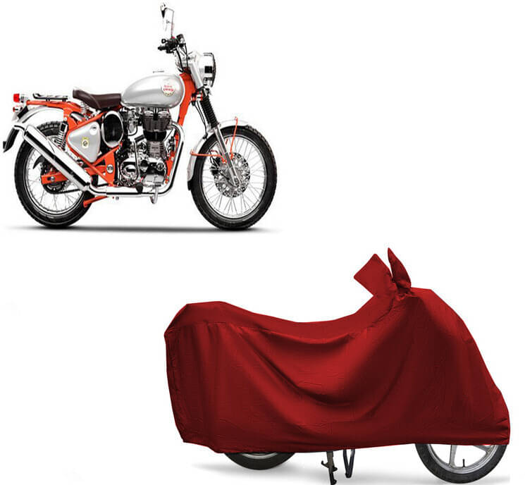 EGAL Bike Body Cover for Royal Enfield 111_ Bullet Trials 350 BS6 ( Pack of 1 ) , Maroon EGAL Bike Body Cover for Royal Enfield 111_ Bullet Trials 350 BS6 ( Pack of 1 ) , Maroon