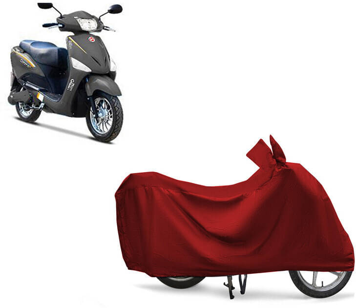     			EGAL Bike Body Cover for Hero 111_Electric Optima HS500 ER ( Pack of 1 ) , Maroon