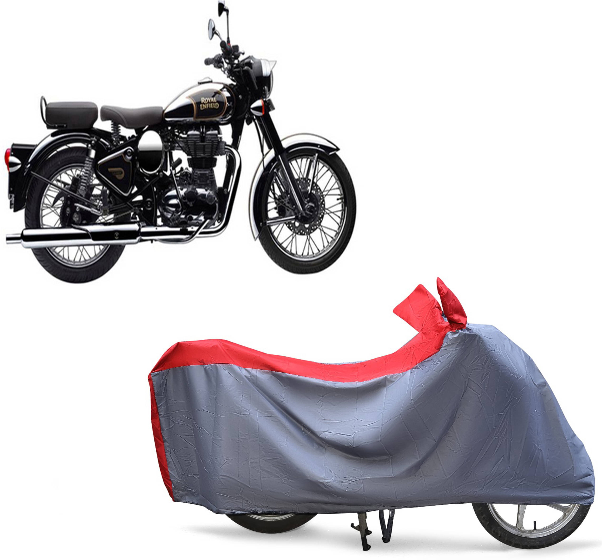     			EGAL Bike Body Cover for Royal Enfield Royal Enfield Classic Chrome BS6 ( Pack of 1 ) , Grey