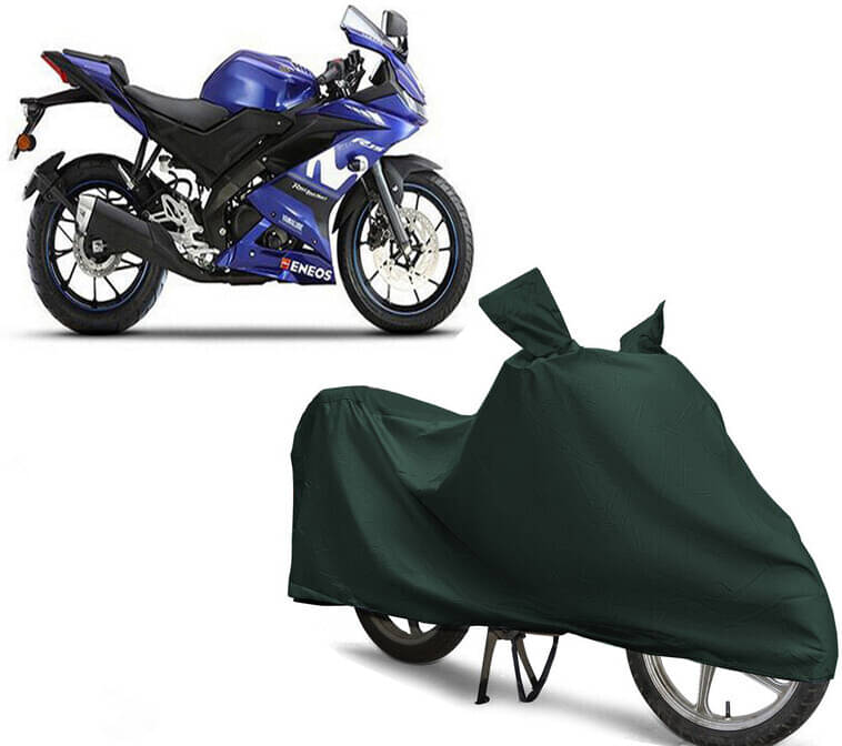     			EGAL Bike Body Cover for Yamaha YZF R15 V3 Moto GP Edition BS6 ( Pack of 1 ) , Green