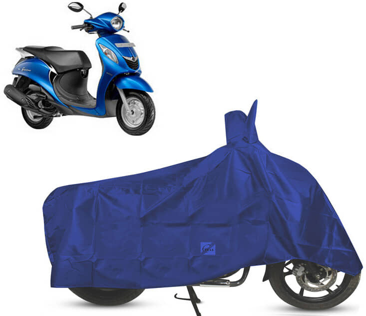 EGAL Bike Body Cover for Yamaha Fascino BS6 ( Pack of 1 ) , Blue
