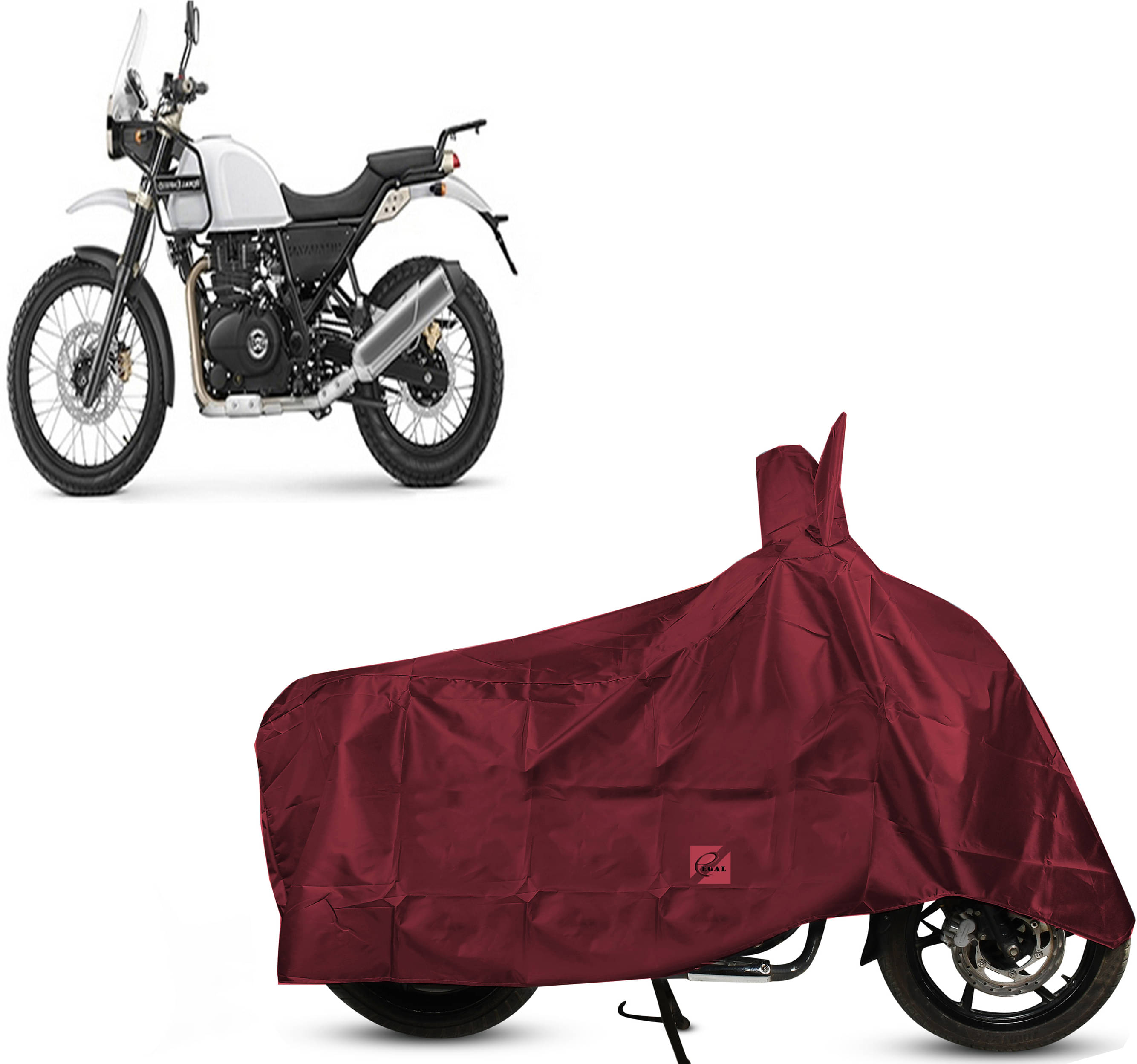 EGAL Bike Body Cover for Royal Enfield Himalayan ( Pack of 1 ) , Maroon     			EGAL Bike Body Cover for Royal Enfield Himalayan ( Pack of 1 ) , Maroon