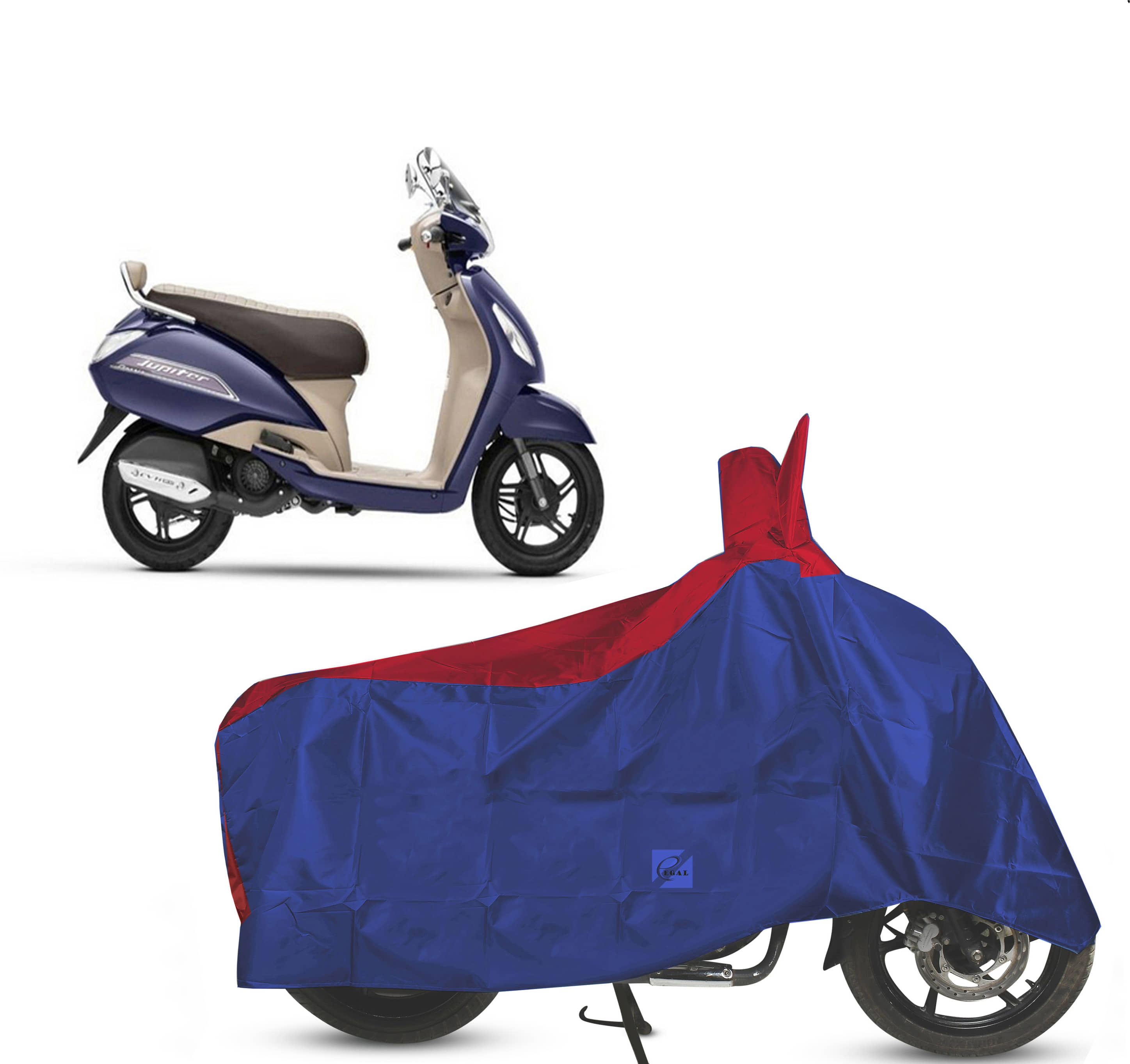EGAL Bike Body Cover for TVS TVS Jupiter ( Pack of 1 ) , Red