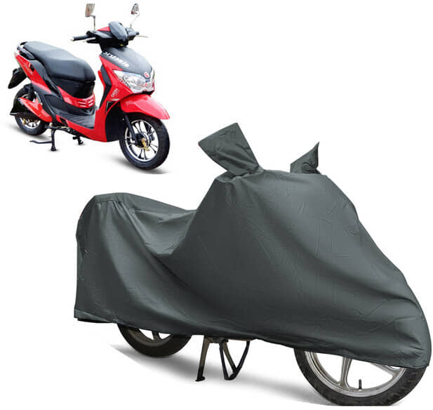 EGAL Bike Body Cover for Hero Electric Dash ( Pack of 1 ) , Grey