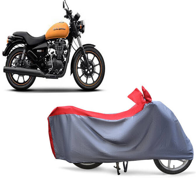EGAL Bike Body Cover for Royal Enfield 113_ Thunderbird 500X ( Pack of 1 ) , Red
