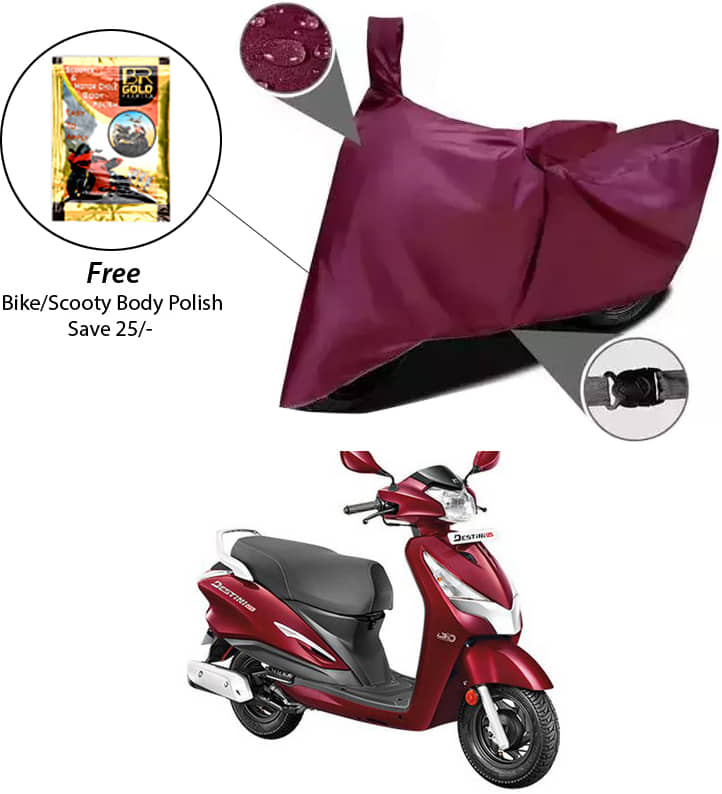EGAL Bike Body Cover for Hero Hero Destini 125 ( Pack of 1 ) , Maroon