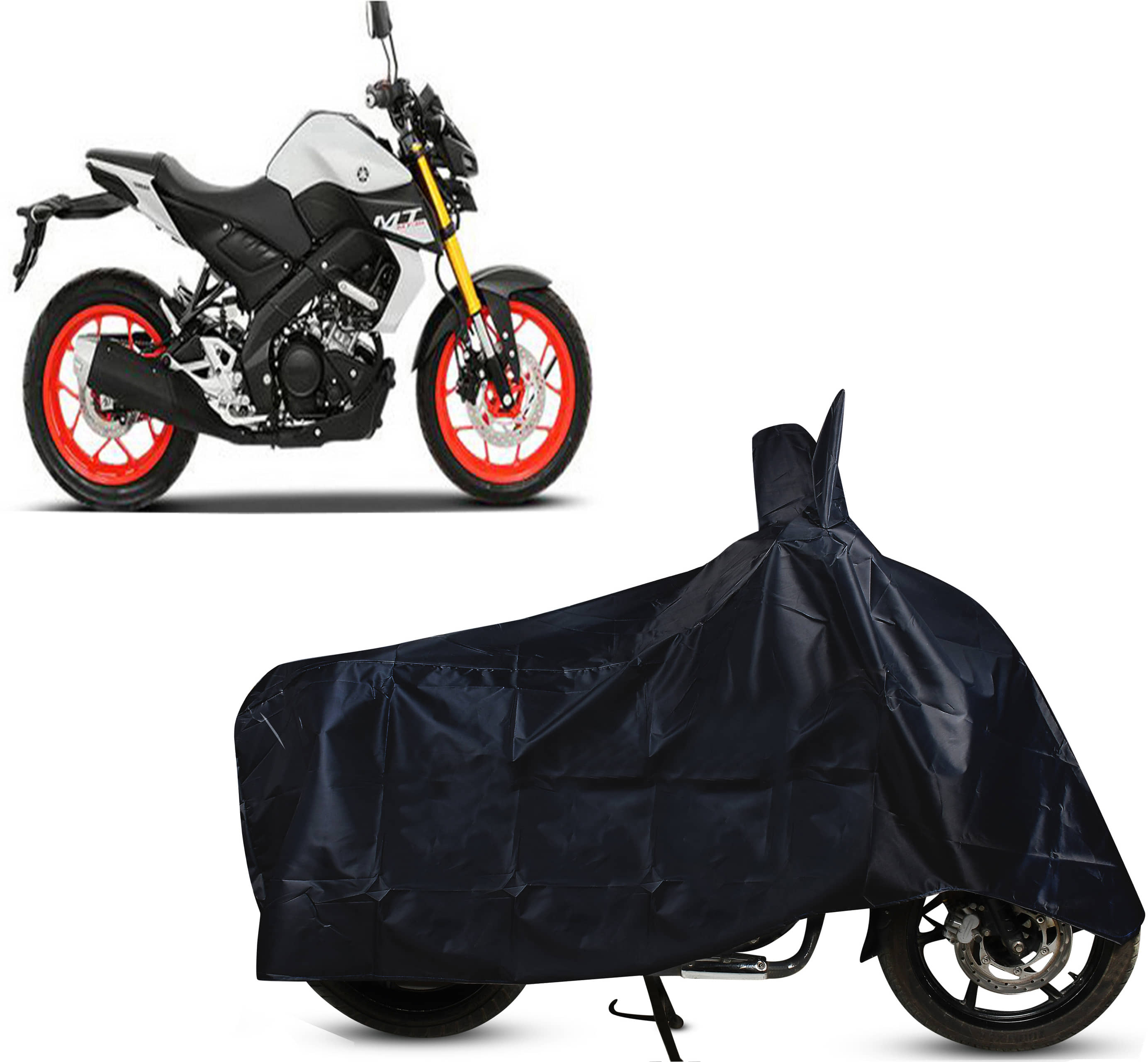 EGAL Bike Body Cover for Yamaha MT-15 ( Pack of 1 ) , Black