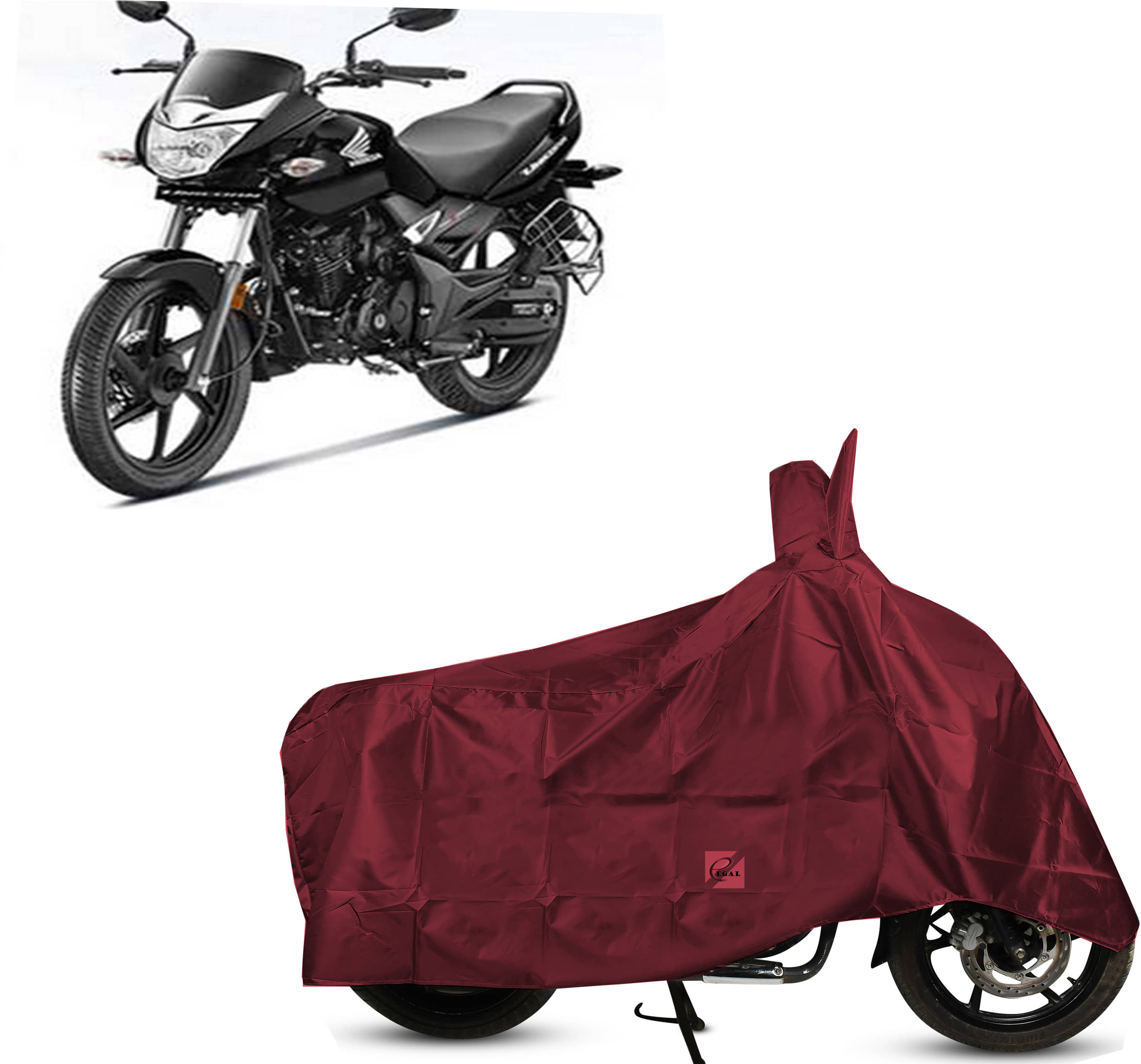 EGAL Bike Body Cover for Honda Honda Unicorn BS6 ( Pack of 1 ) , Maroon