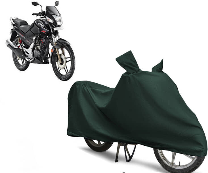 EGAL Bike Body Cover for Hero New CBZ ( Pack of 1 ) , Green