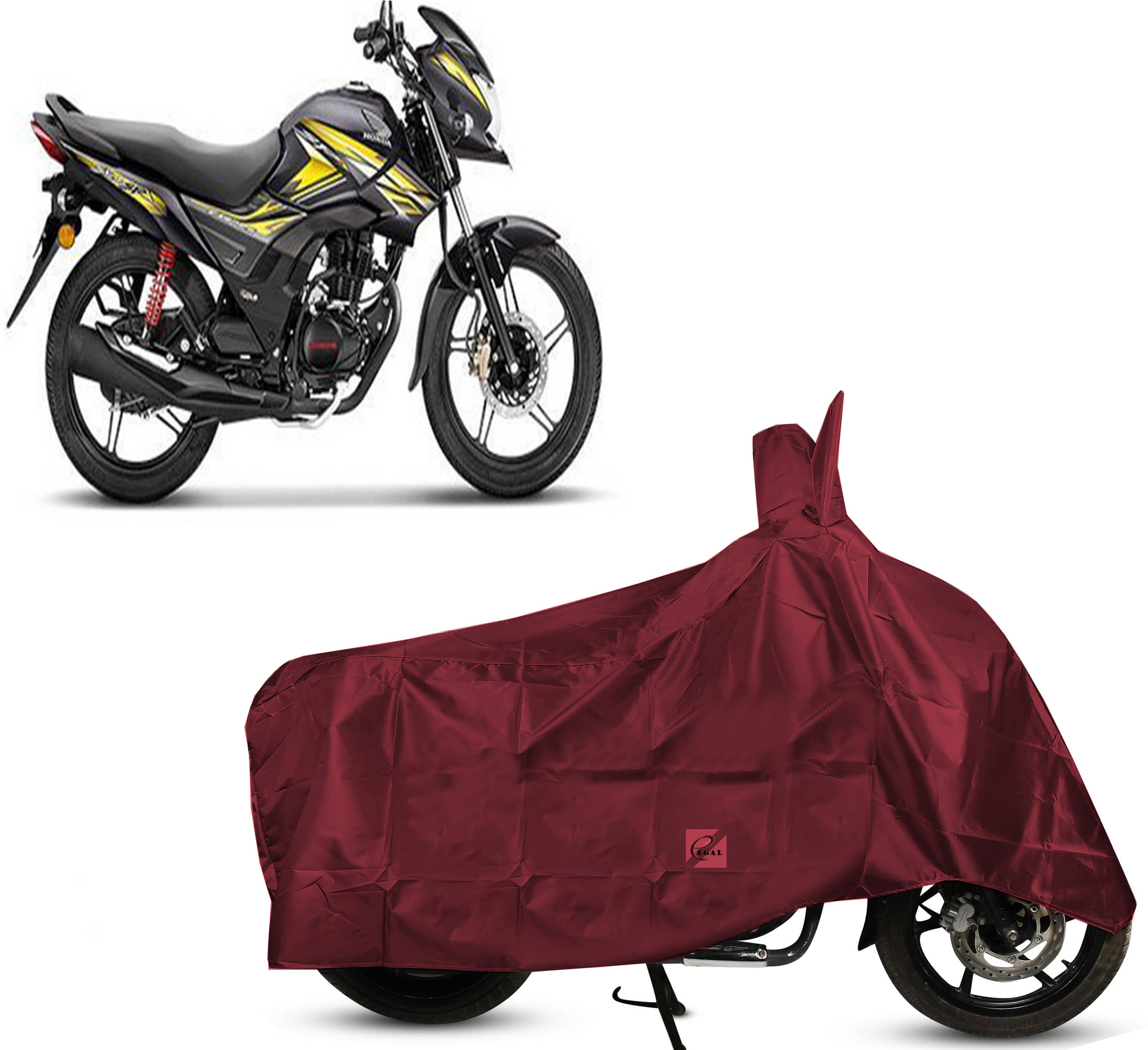 EGAL Bike Body Cover for Honda Honda CB Shine SP ( Pack of 1 ) , Maroon