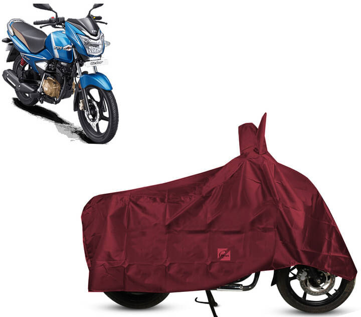 EGAL Bike Body Cover for TVS Victor Premium BS6 ( Pack of 1 ) , Maroon EGAL Bike Body Cover for TVS Victor Premium BS6 ( Pack of 1 ) , Maroon