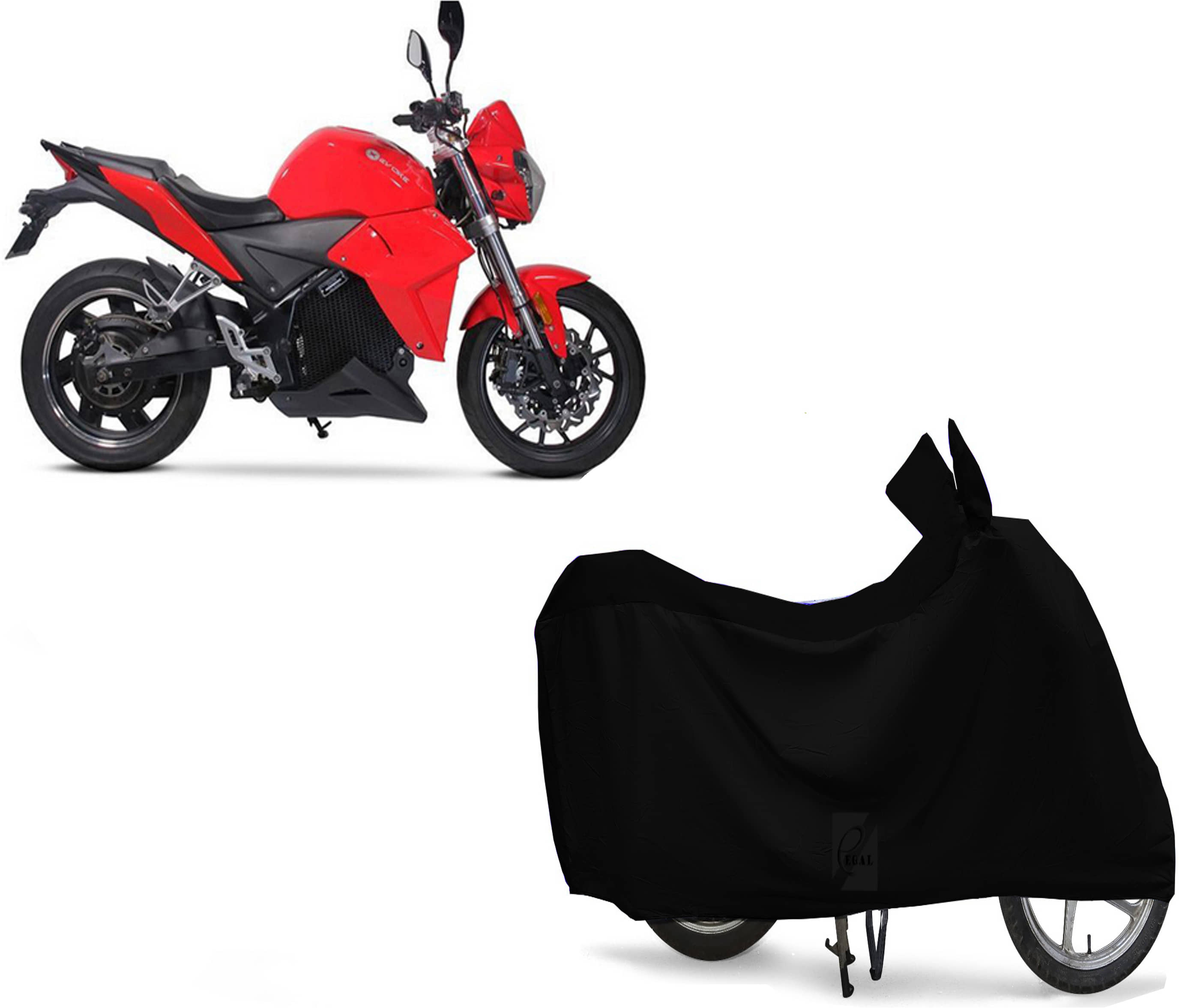 EGAL Bike Body Cover for All Brands Evoke Motorcycles Urban S ( Pack of 1 ) , Black
