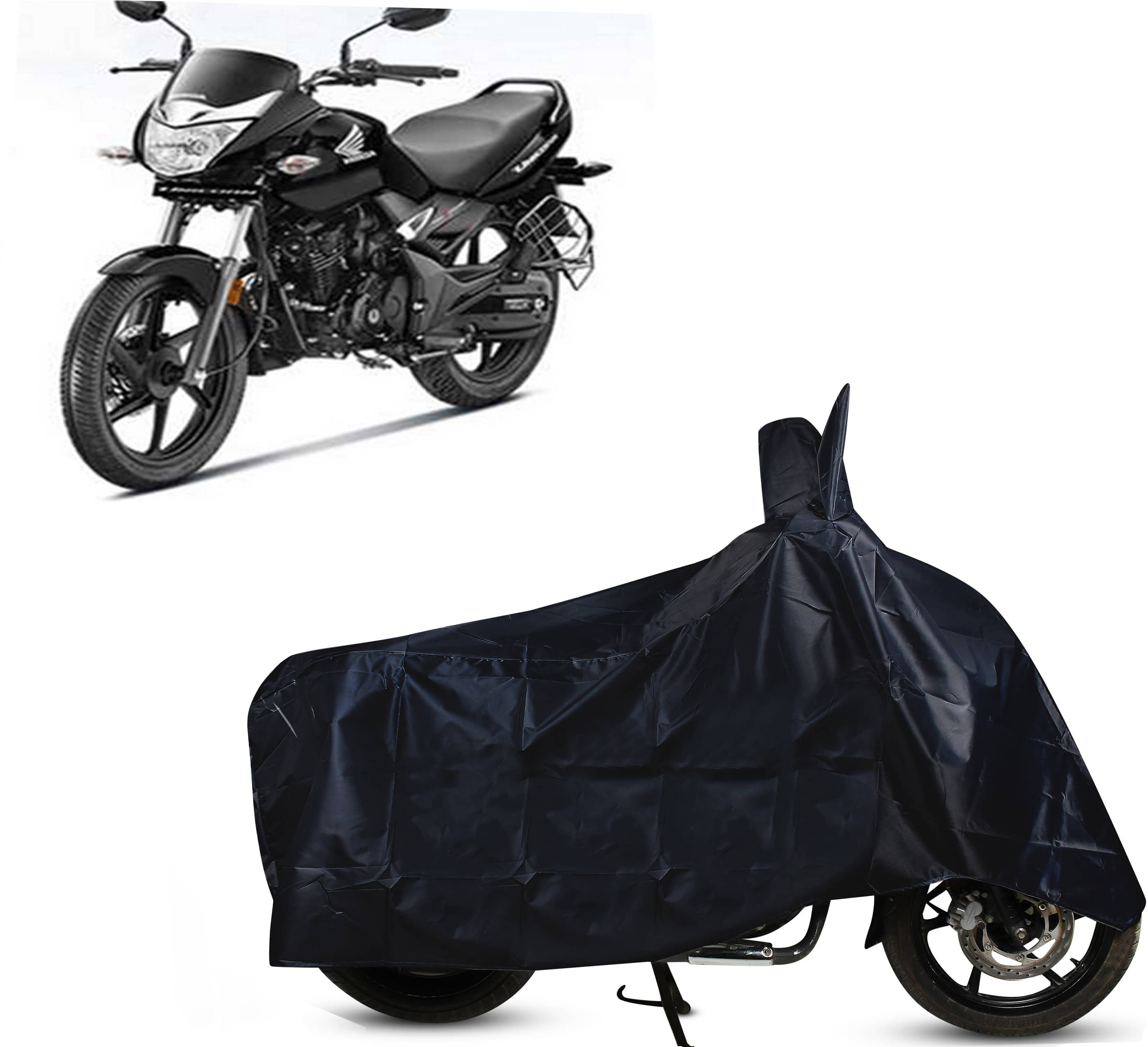 EGAL Bike Body Cover for Honda Honda Unicorn BS6 ( Pack of 1 ) , Black
