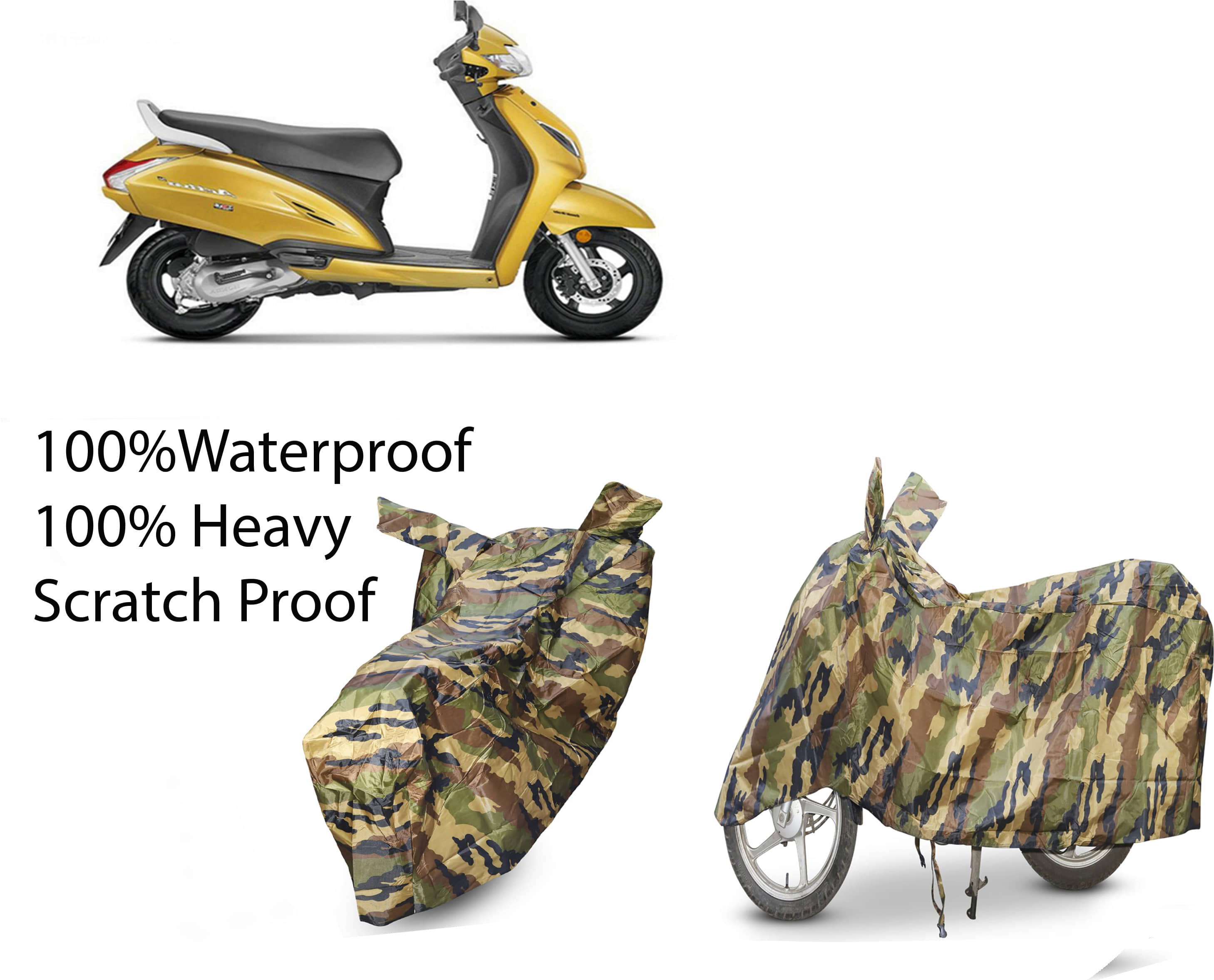 EGAL Bike Body Cover for Honda Honda Activa 6G ( Pack of 1 ) , Green