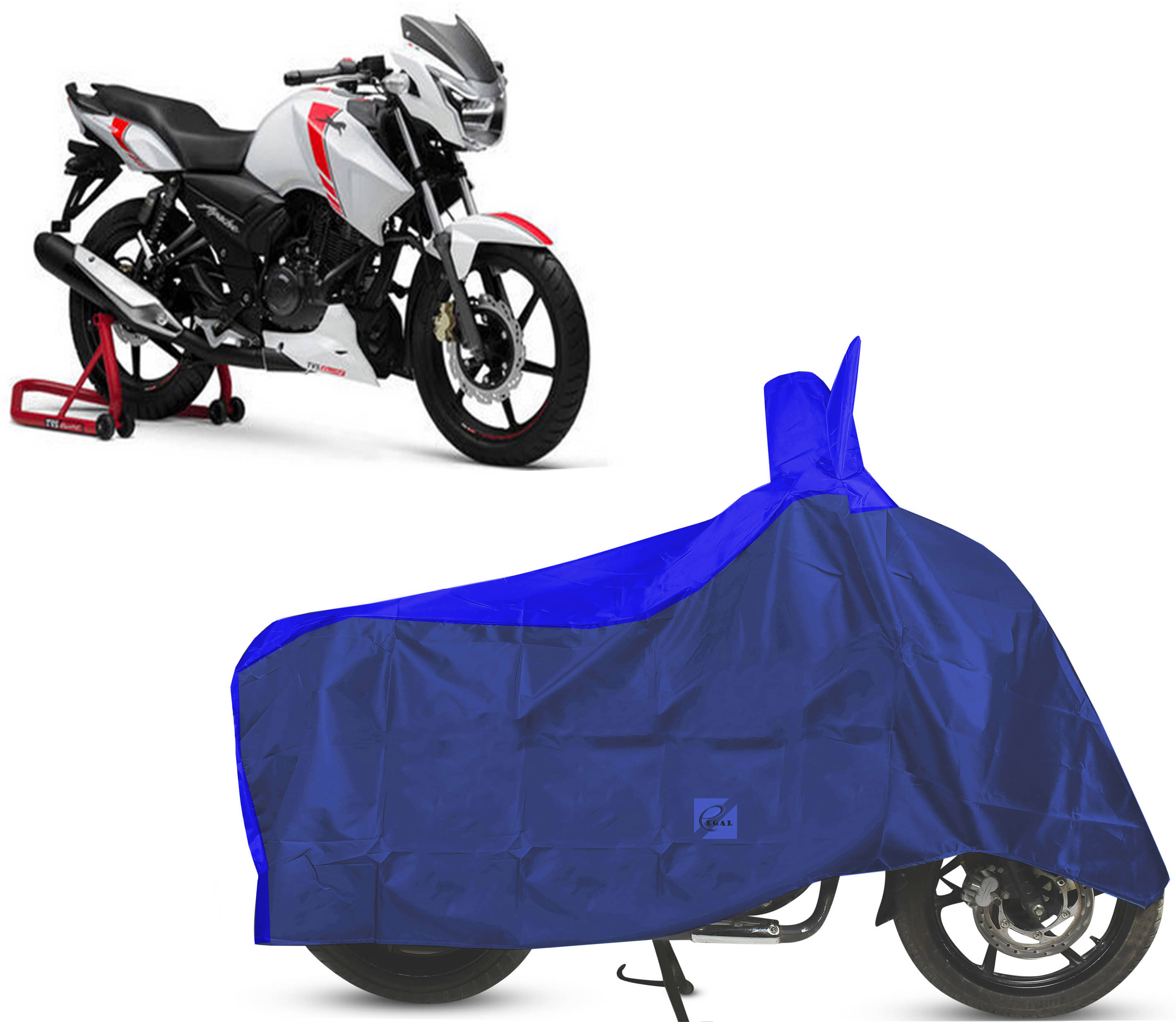 EGAL Bike Body Cover for TVS TVS Apache RTR 160 ( Pack of 1 ) , Purple