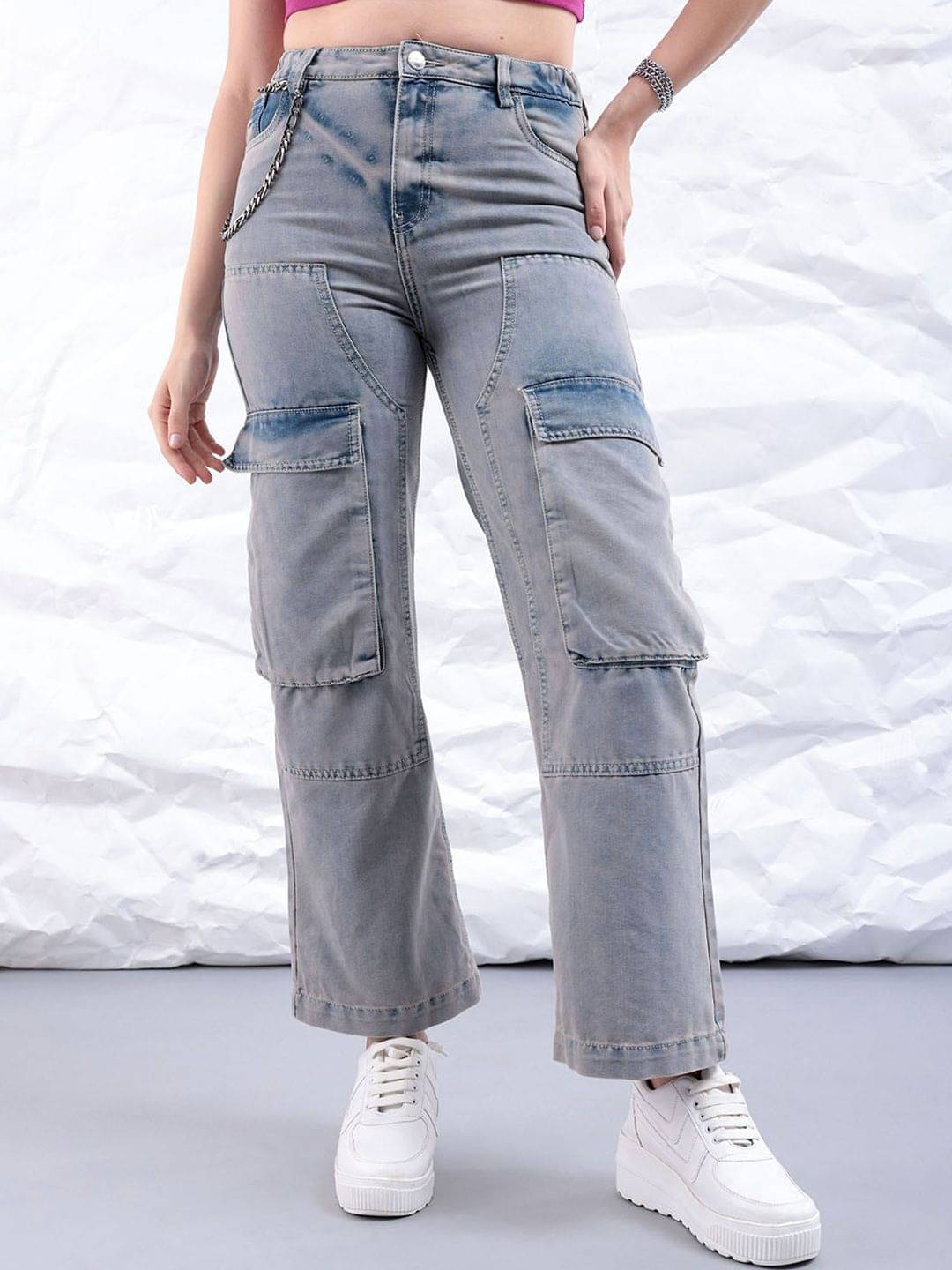     			Freehand - Blue Cotton Blend Regular Fit Women's Jeans ( Pack of 1 )