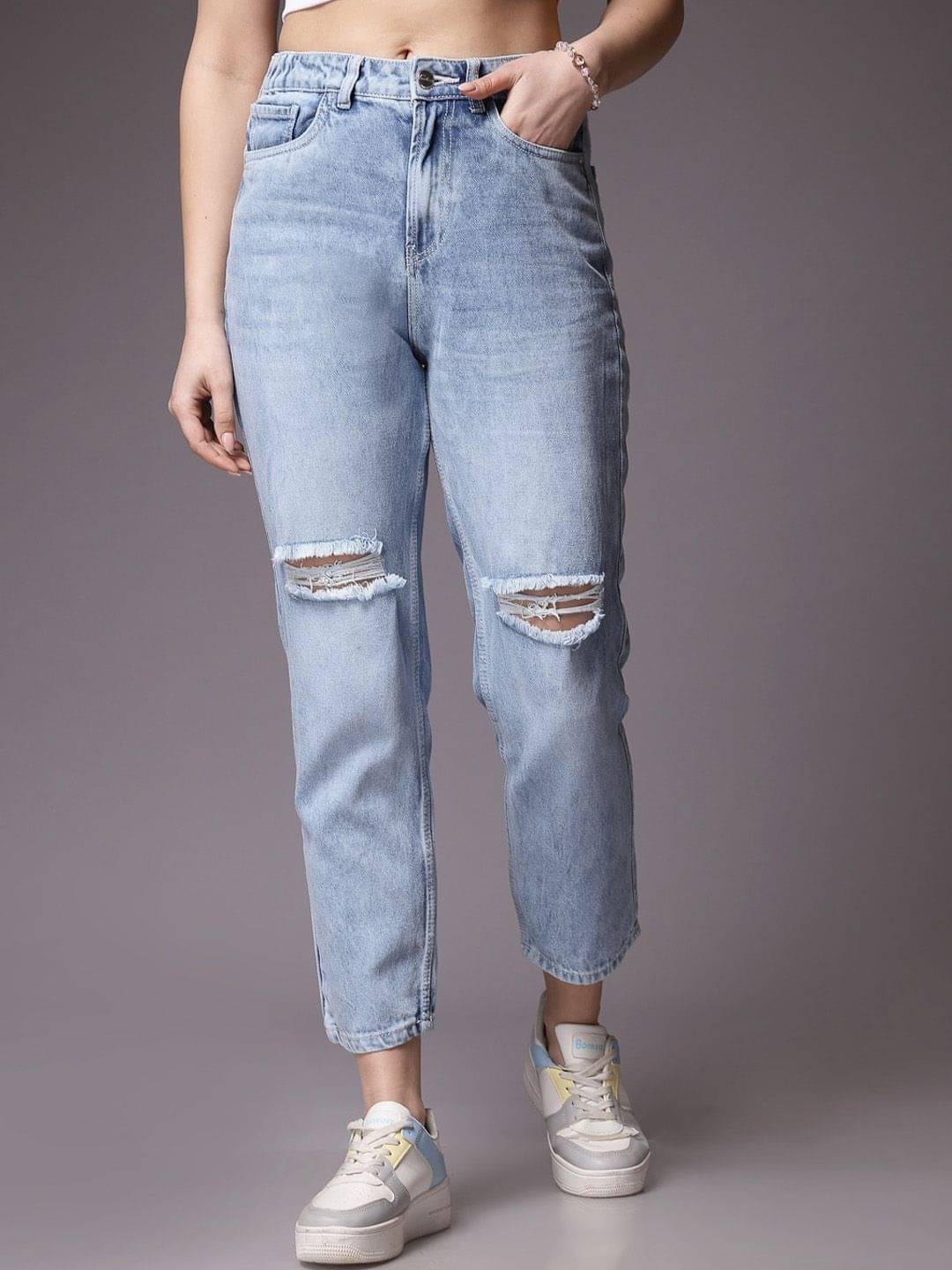     			Freehand - Blue Cotton Straight Fit Women's Jeans ( Pack of 1 )