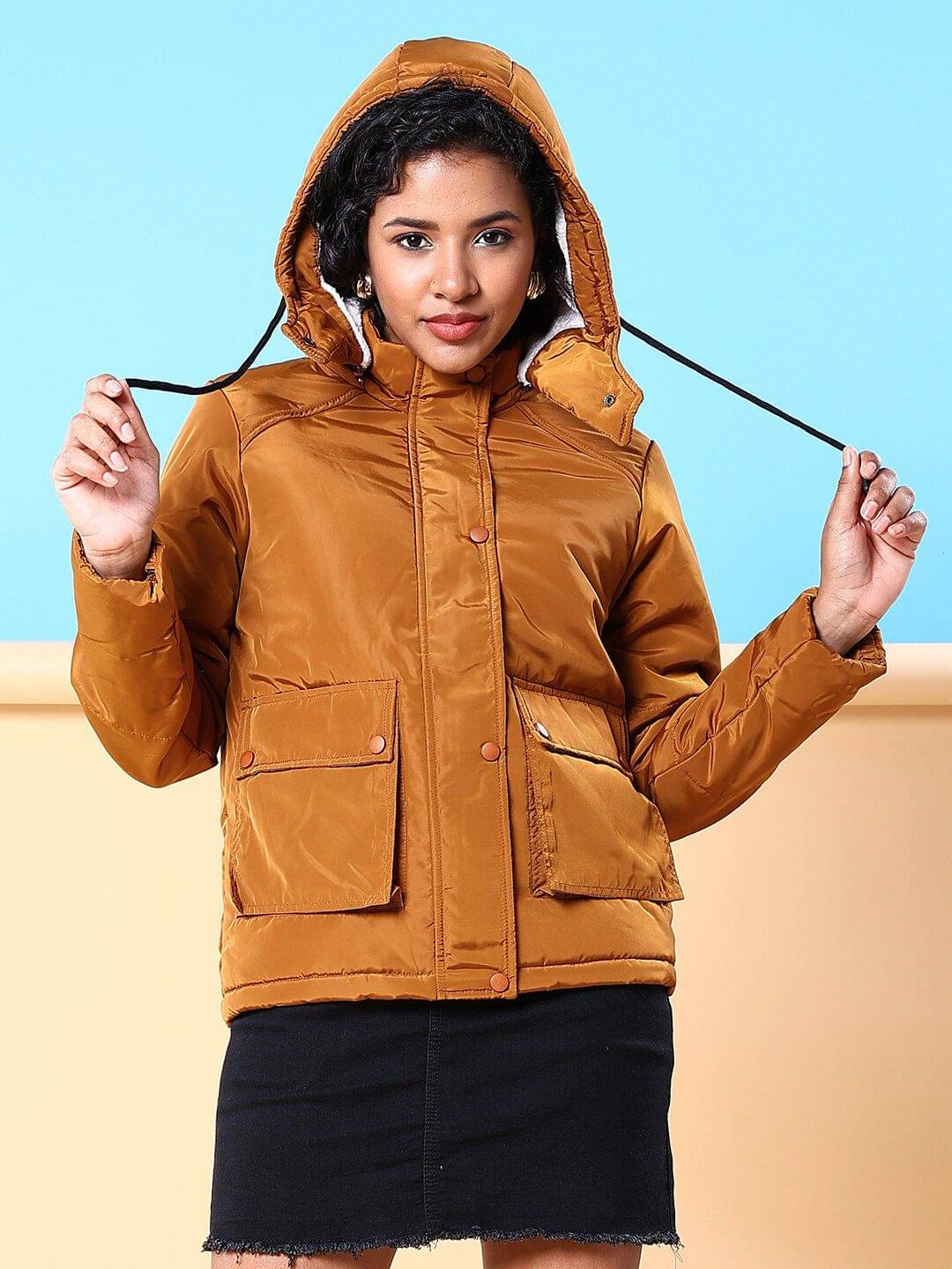     			Freehand Women Regular Jacket ( Yellow )