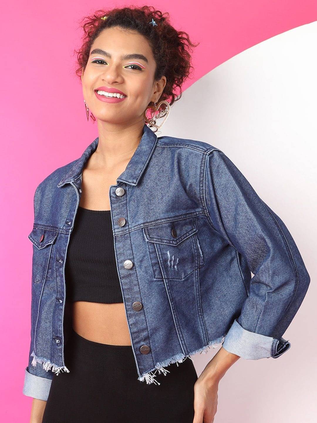     			Freehand - Cotton Blue Denim Jacket