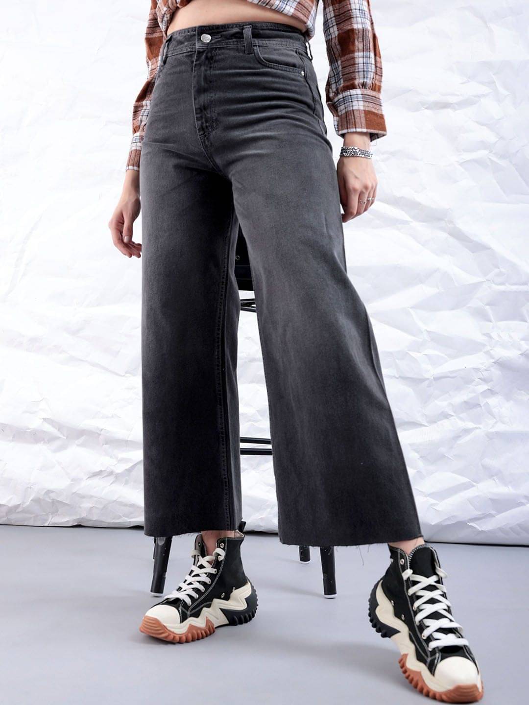     			Freehand - Grey Cotton Bootcut Women's Jeans ( Pack of 1 )