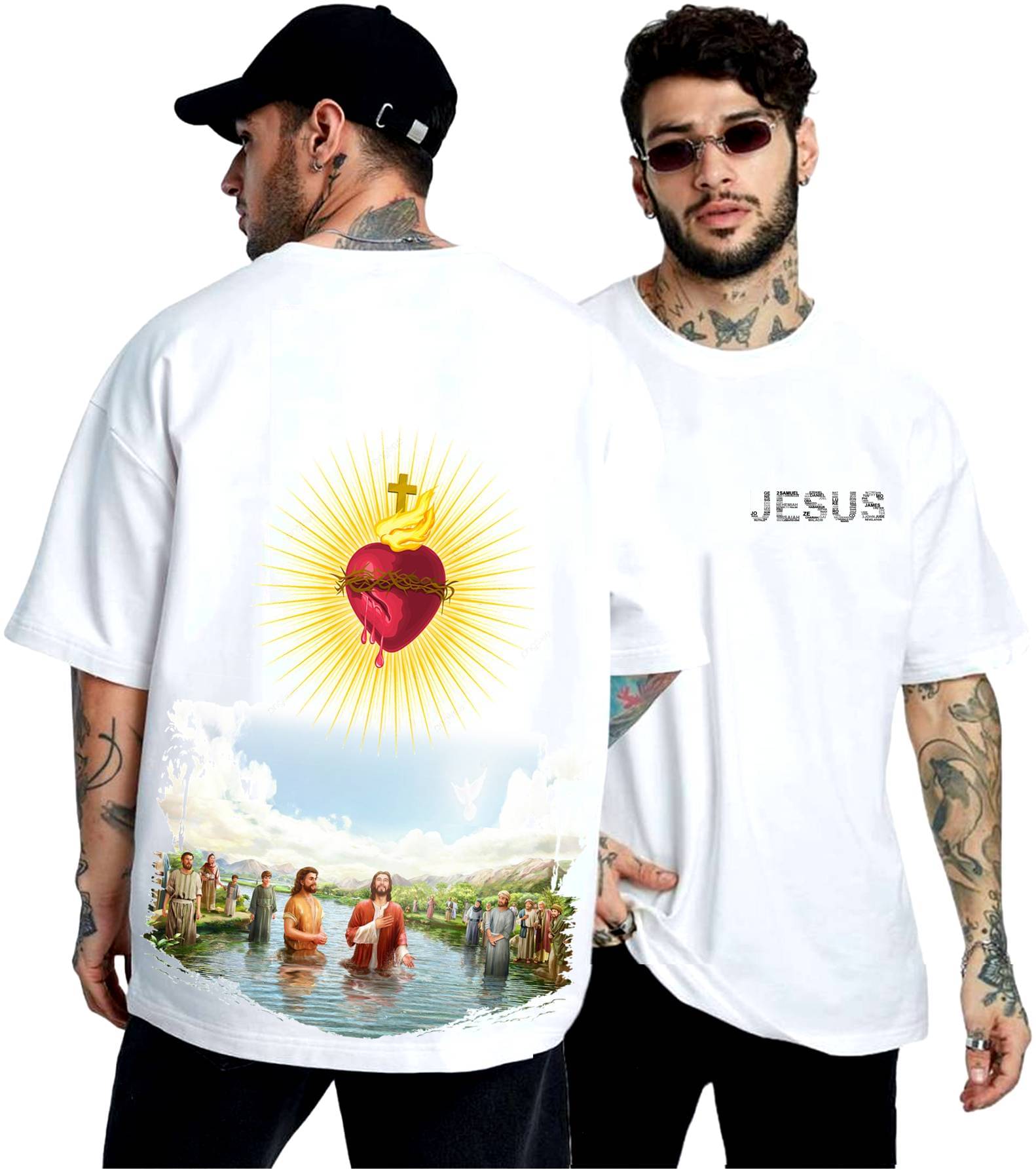 HamsaMART.com Polyester Regular Fit Printed 3/4th Sleeves Men's Round T-Shirt - White ( Pack of 1 ) HamsaMART.com Polyester Regular Fit Printed 3/4th Sleeves Men's Round T-Shirt - White ( Pack of 1 )