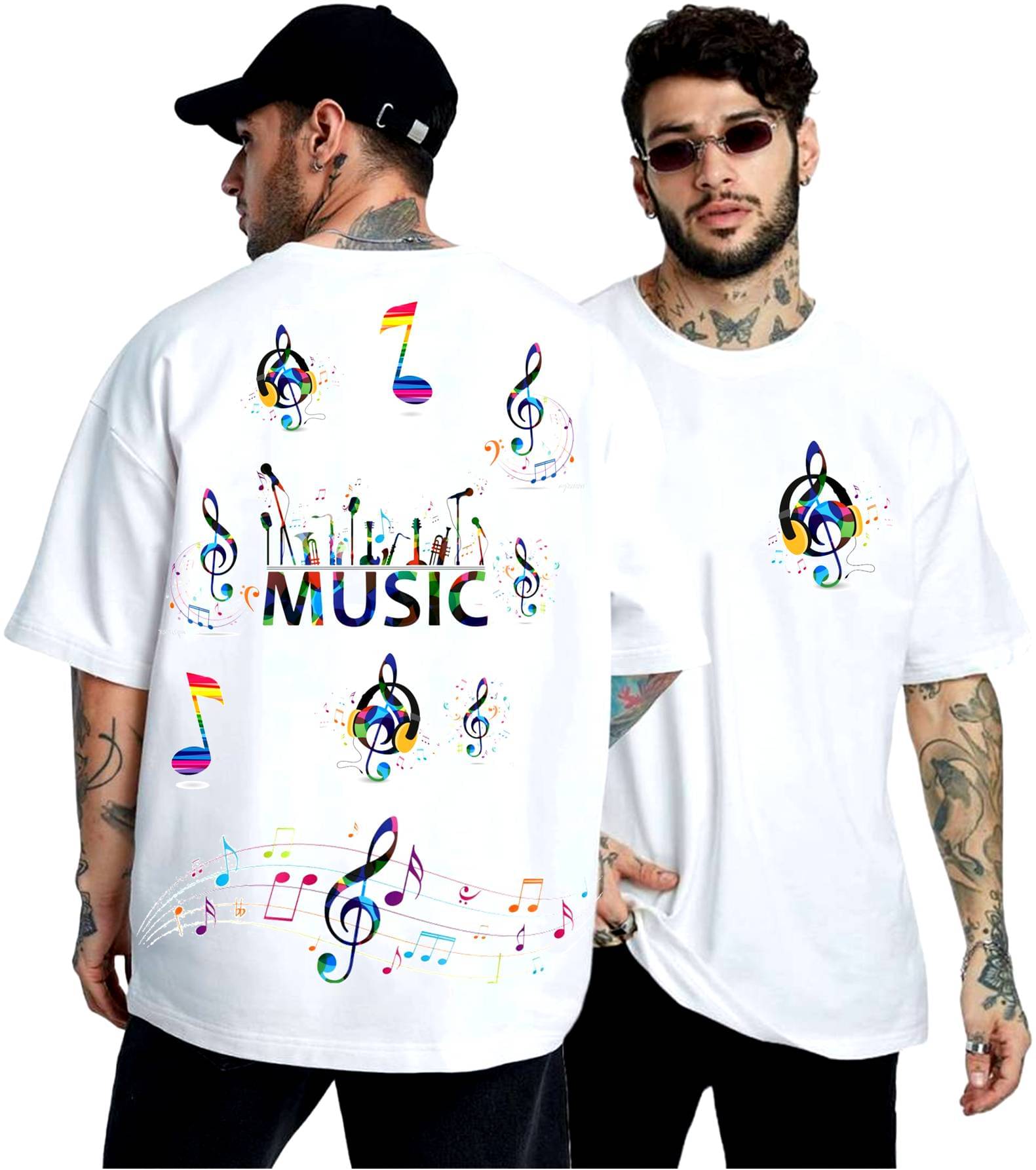 HamsaMART.com Polyester Regular Fit Printed 3/4th Sleeves Men's Round T-Shirt - White ( Pack of 1 ) HamsaMART.com Polyester Regular Fit Printed 3/4th Sleeves Men's Round T-Shirt - White ( Pack of 1 )
