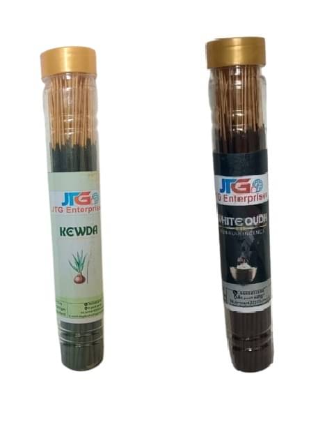     			JTG enterprises Incense Stick Kewda,Natural,Rose,Oudh,Musk 200 gm ( Pack of 2 )