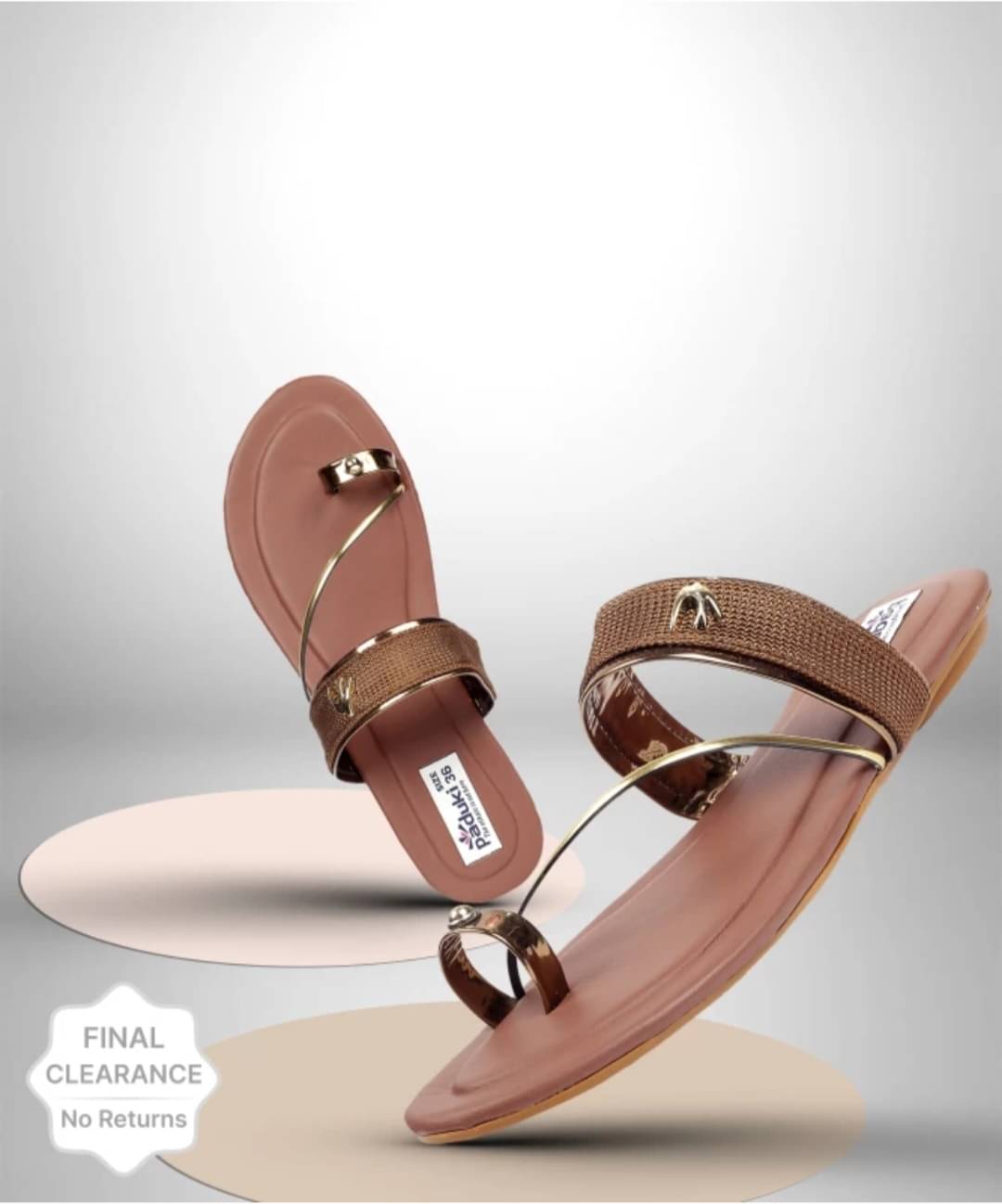     			Paduki Brown Women's Flats