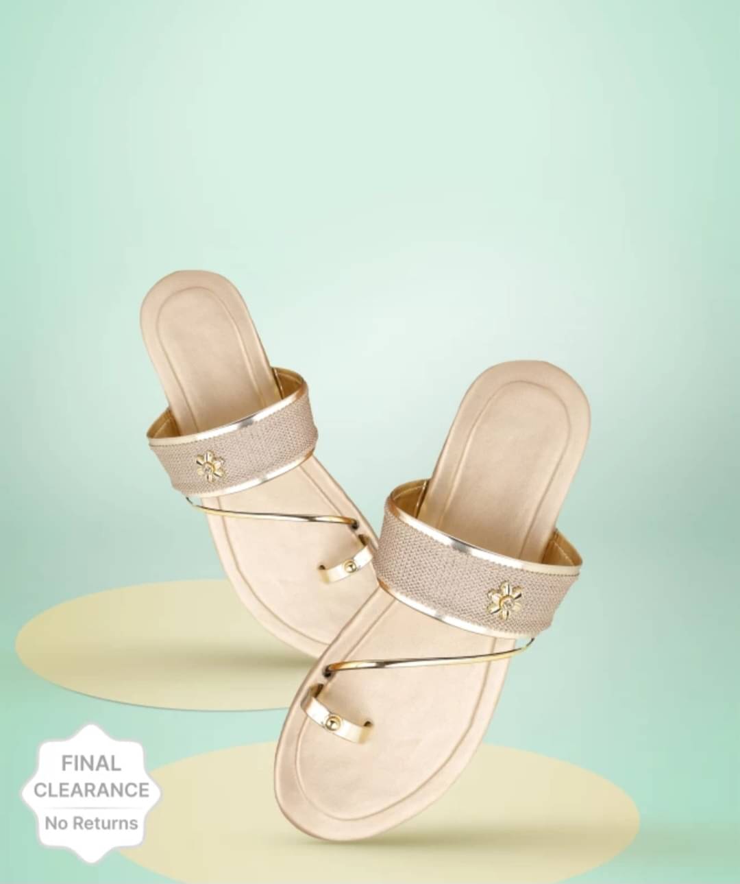 Paduki Gold Women's Flats Paduki Gold Women's Flats