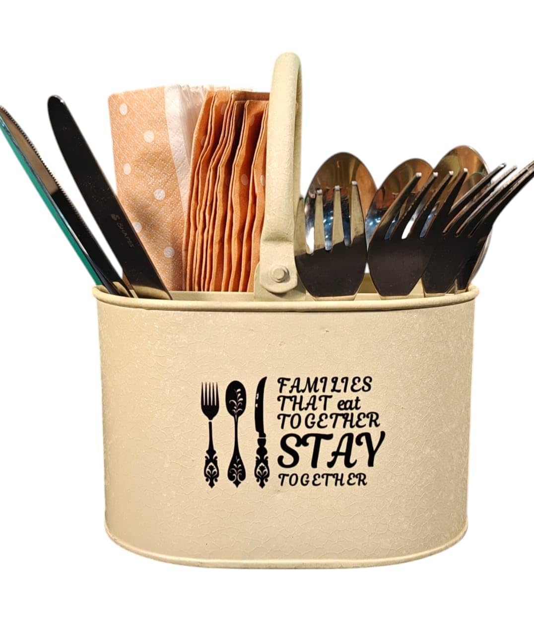 R.R.V. International Metal Kitchen Cutlery,spoon stand,knife holder,kitchen table stand,cutlery holder,spoon holder for kitchen,