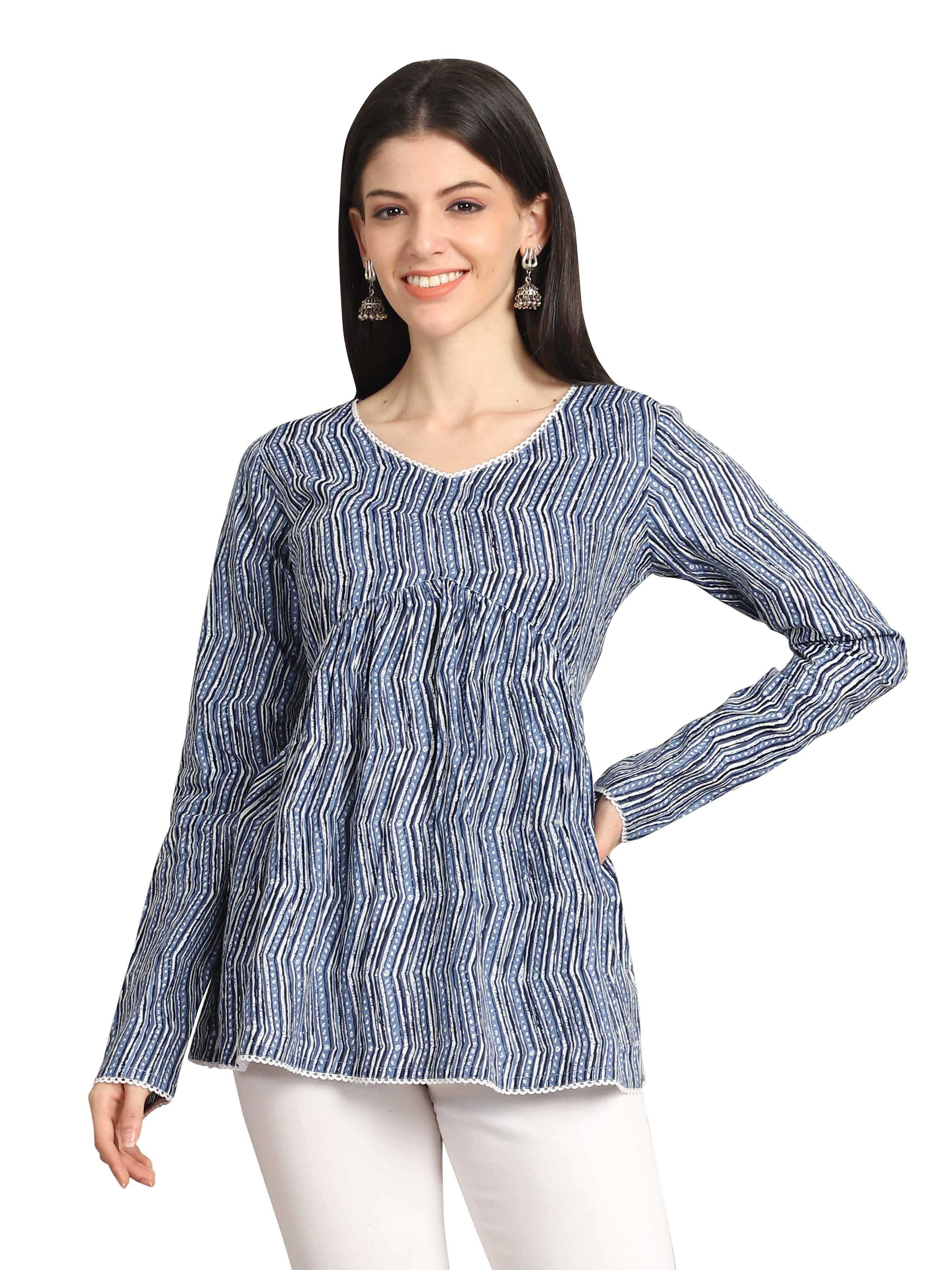     			Cotton Short Kurti For Women (Pack of 1)