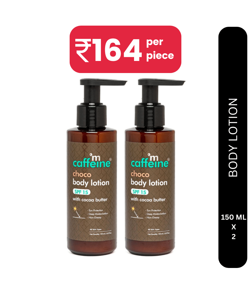     			mCaffeine Coffee Body Lotion SPF 15 Lotion 150ml each (Pack of 2)