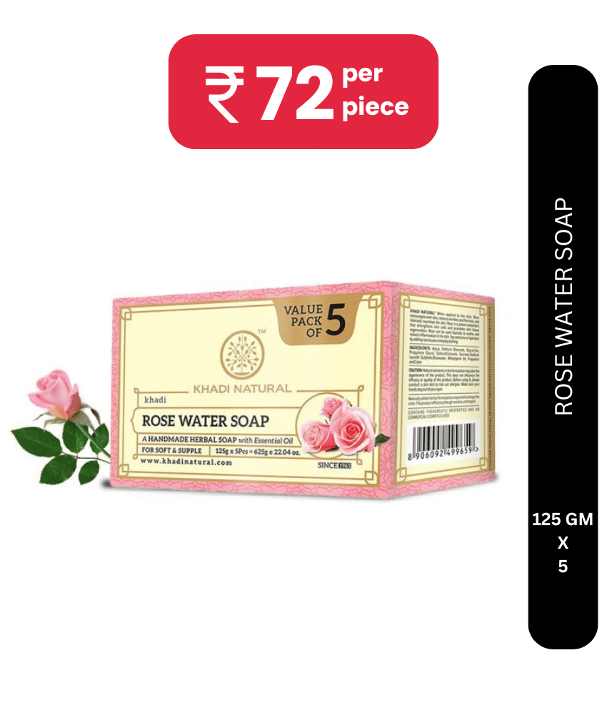 khadi natural Freshness Soap for All Skin Type ( Pack of 5 )