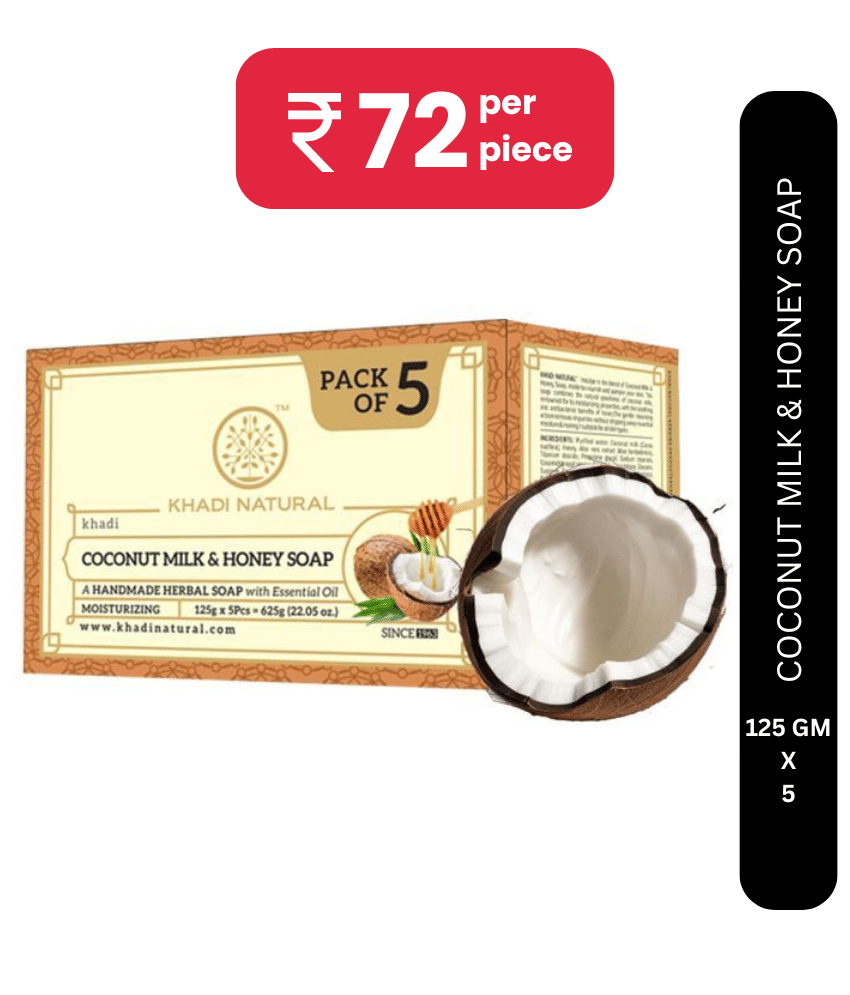 khadi natural Freshness Soap for All Skin Type ( Pack of 5 )