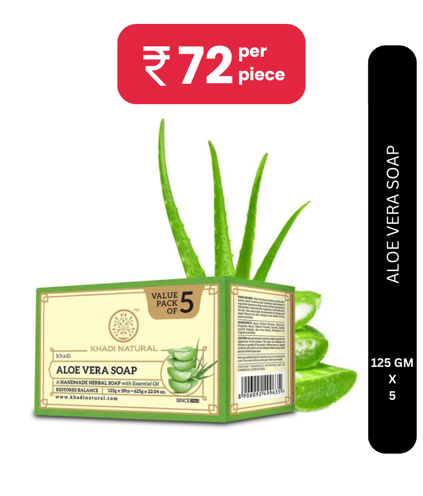     			khadi natural Freshness Soap for All Skin Type ( Pack of 5 )